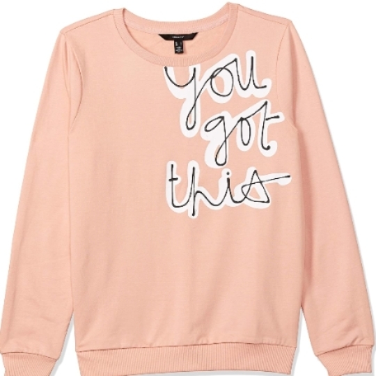 Women's Woolen Text Sweatshirt
