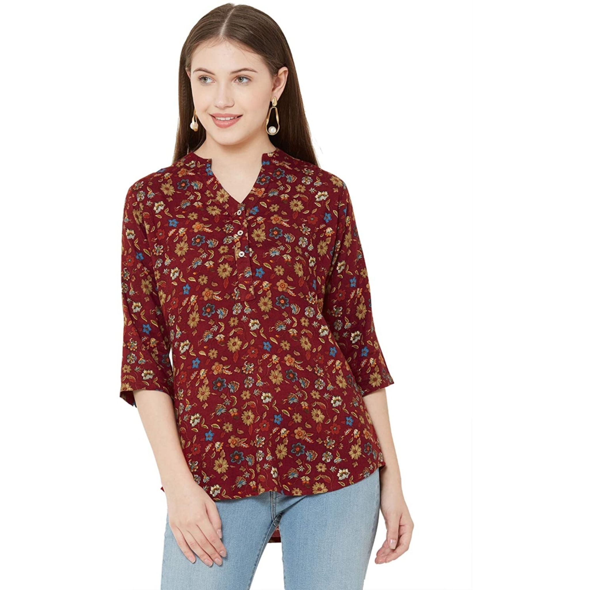 Women's Rayon Printed Top