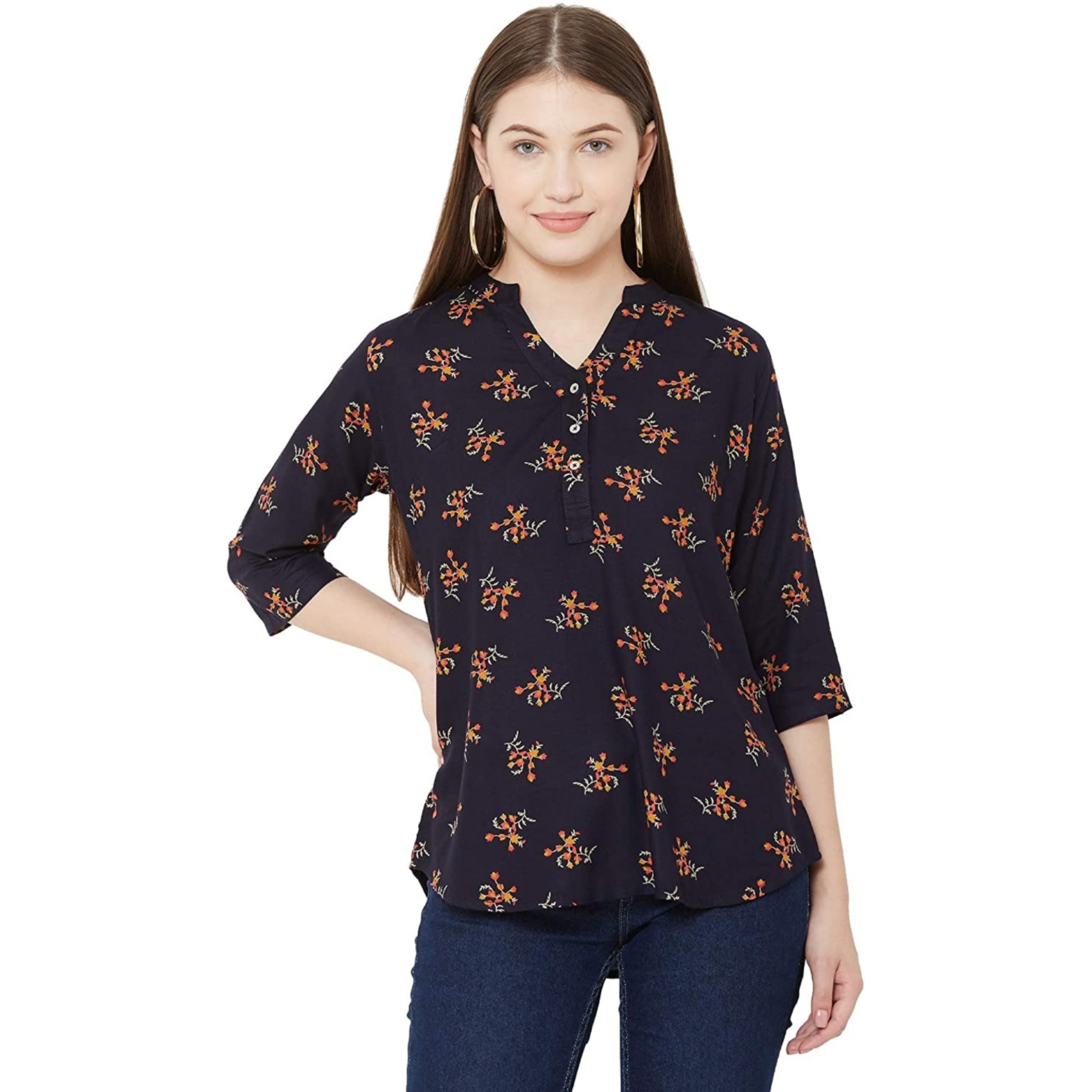 Women's Rayon Printed Top