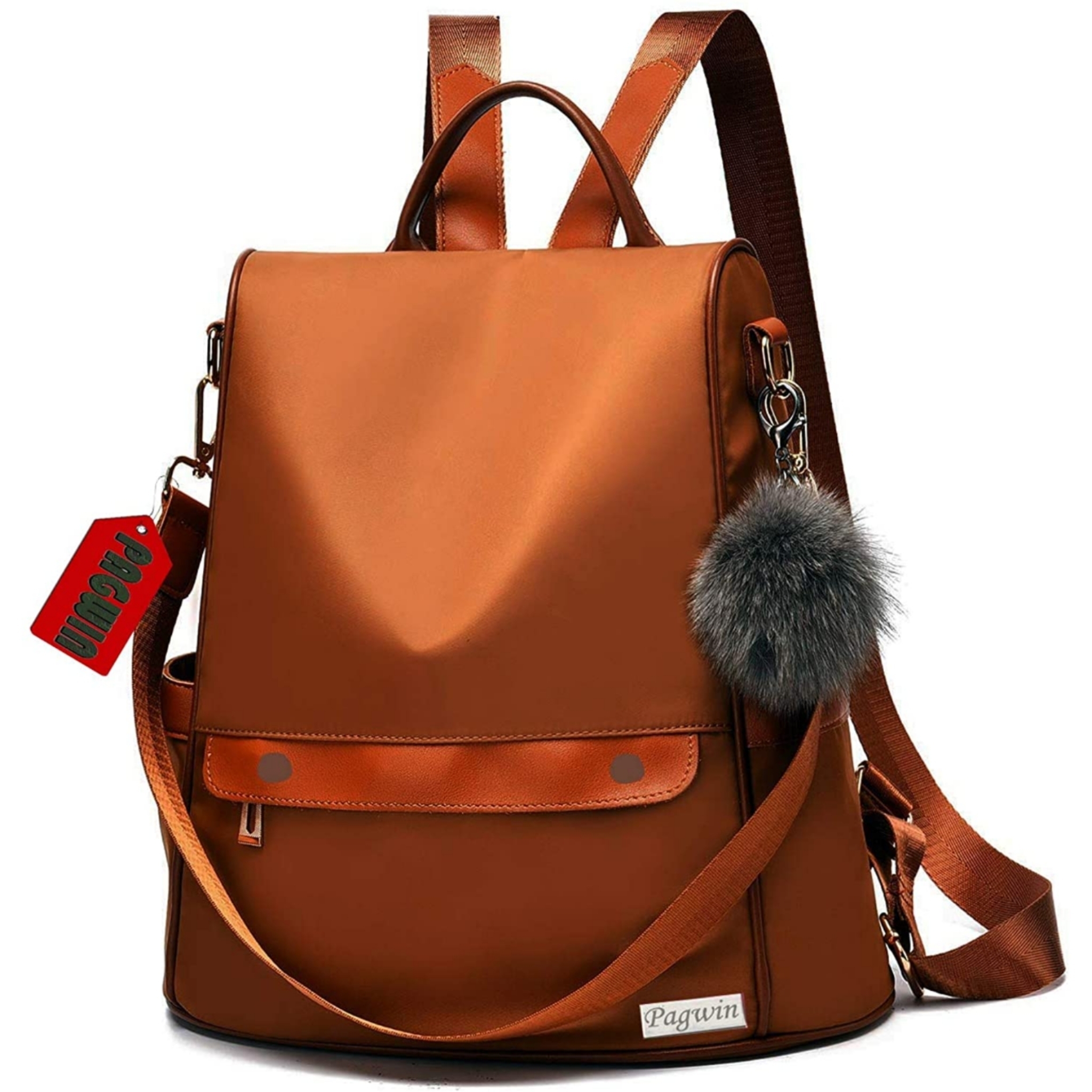 Women's Cute Mini Leather Bagpack