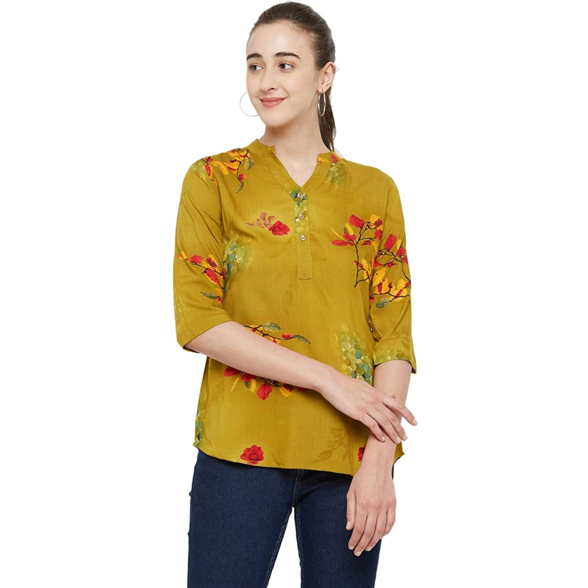 Women's Rayon Printed Top
