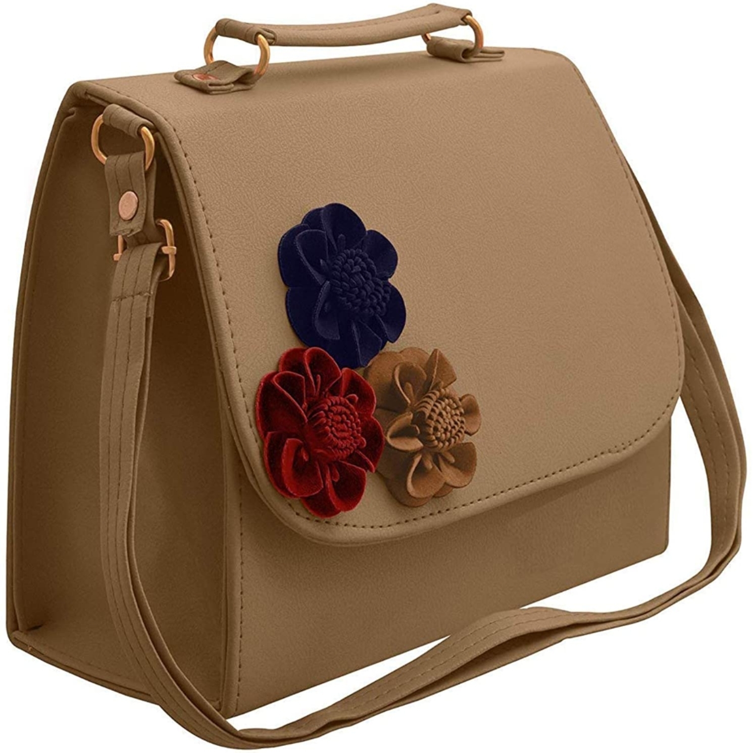 Women's Light Coffee Sling Bag