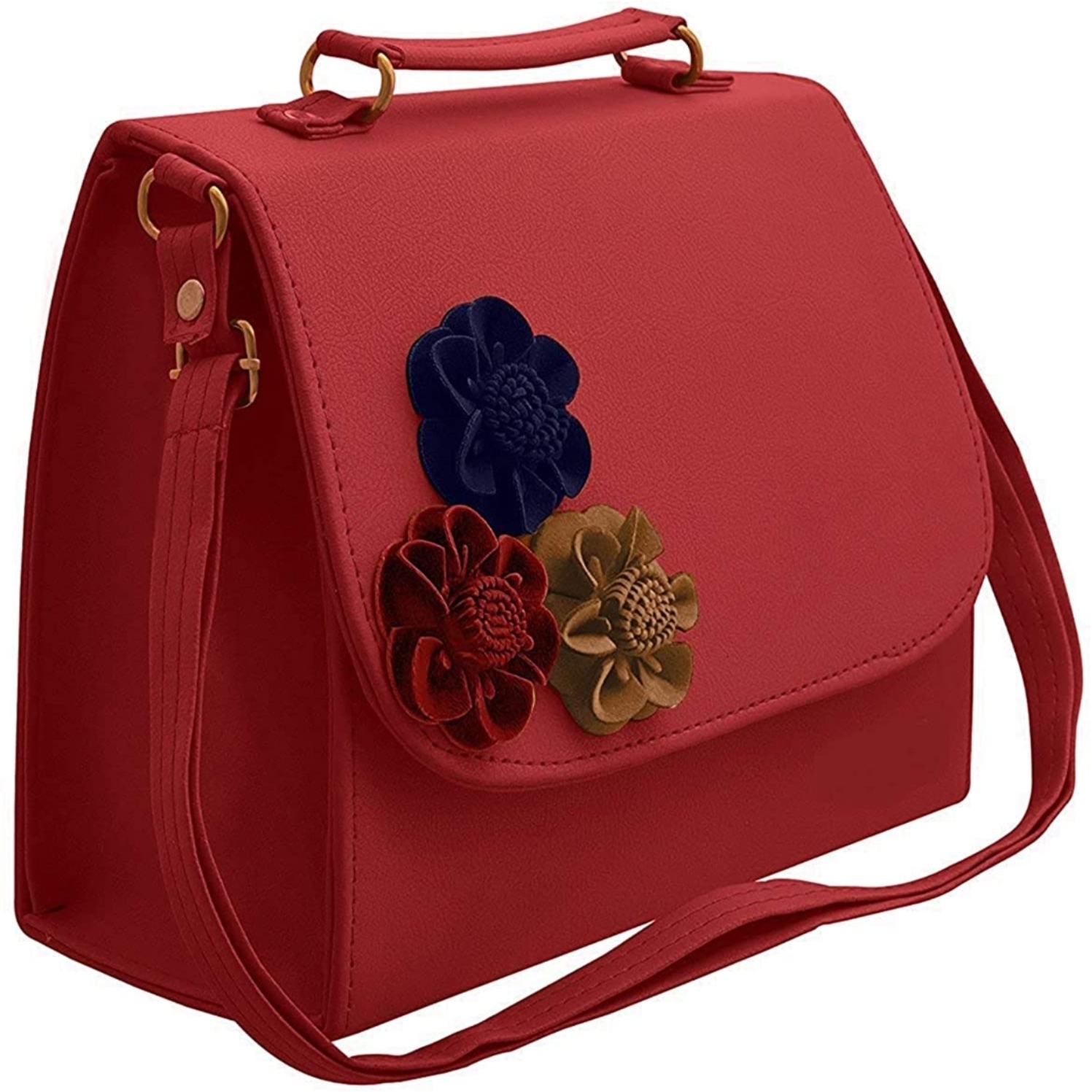 Women's Red Sling Bag