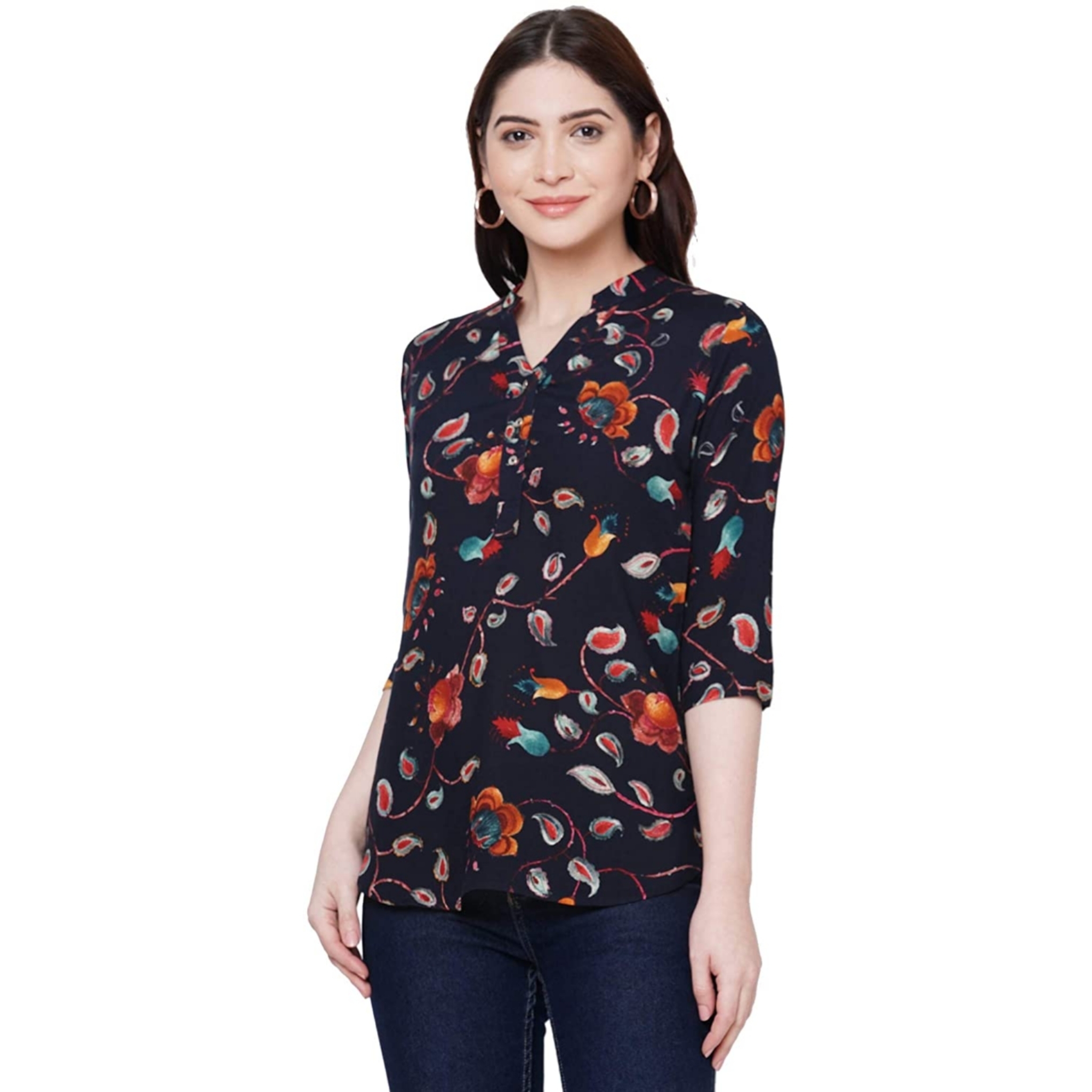 Women's Rayon Printed Top