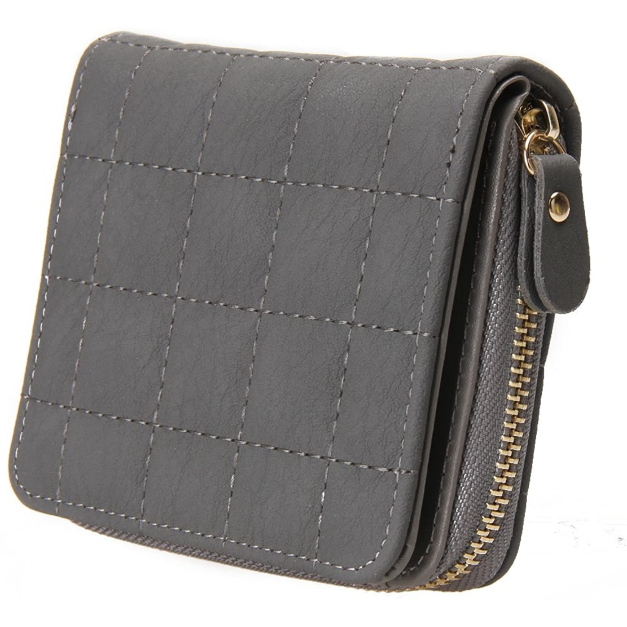 Women's Grey Synthetic Card Holder