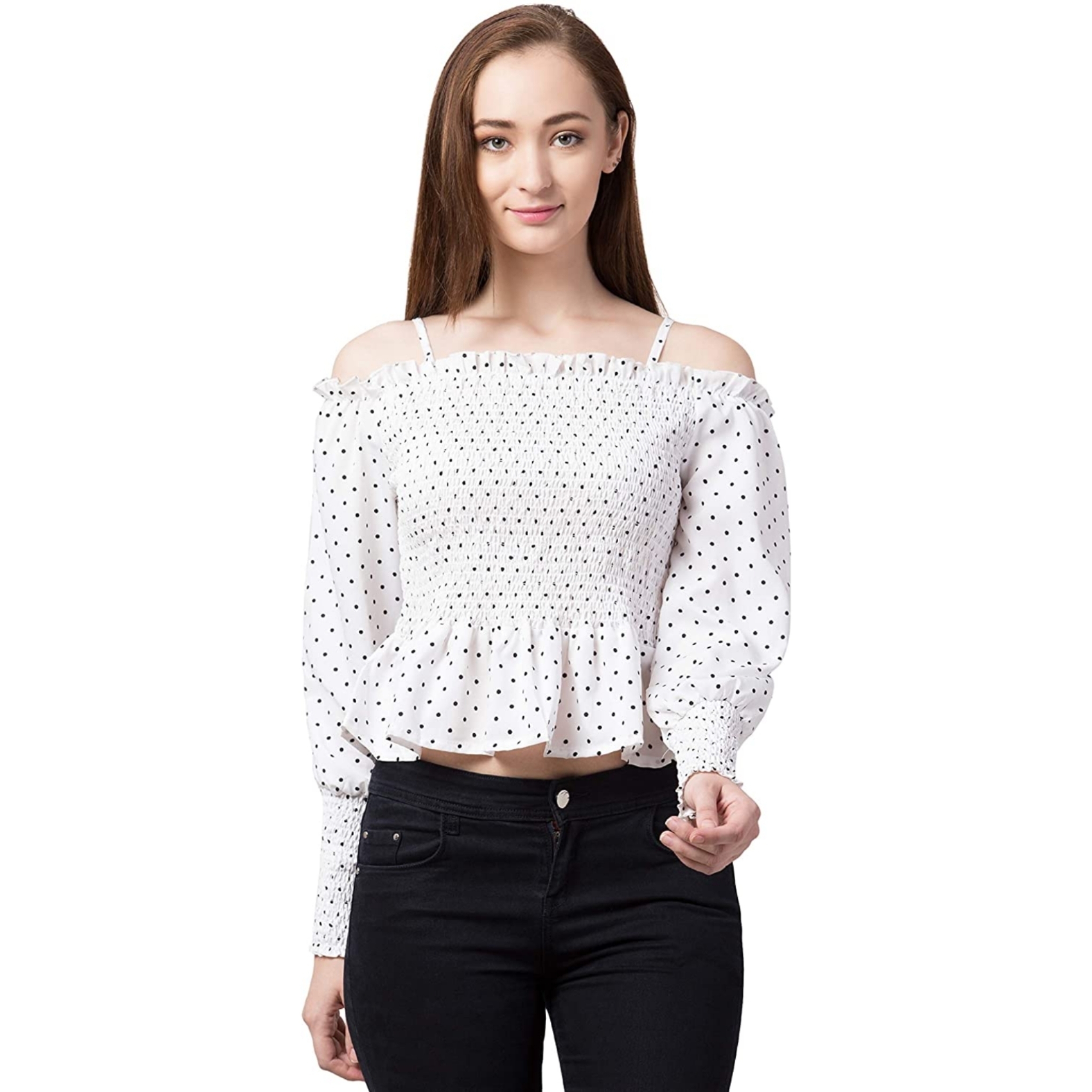 Women's Casual Polka Dot Top