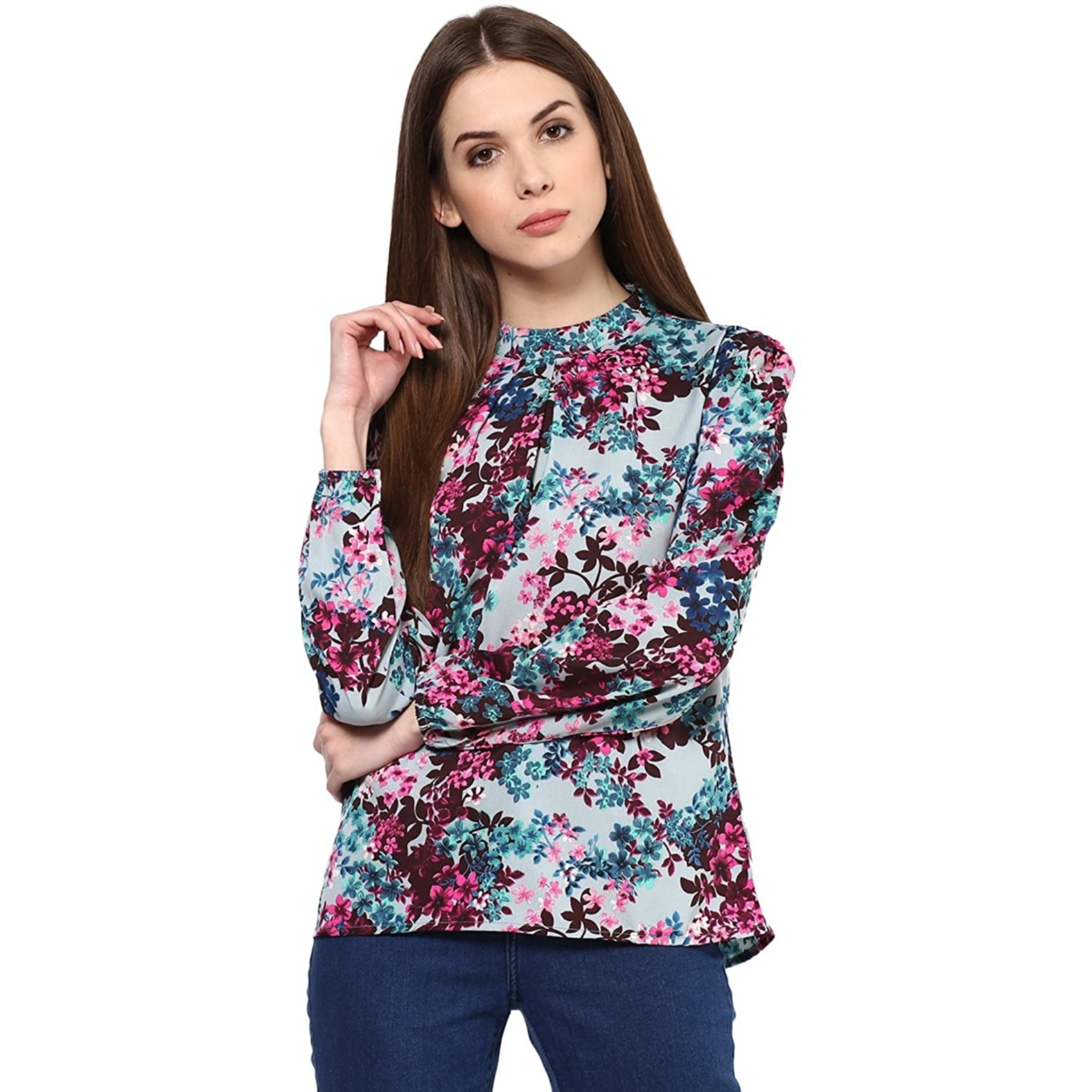 Women's Floral Regular Fit Top