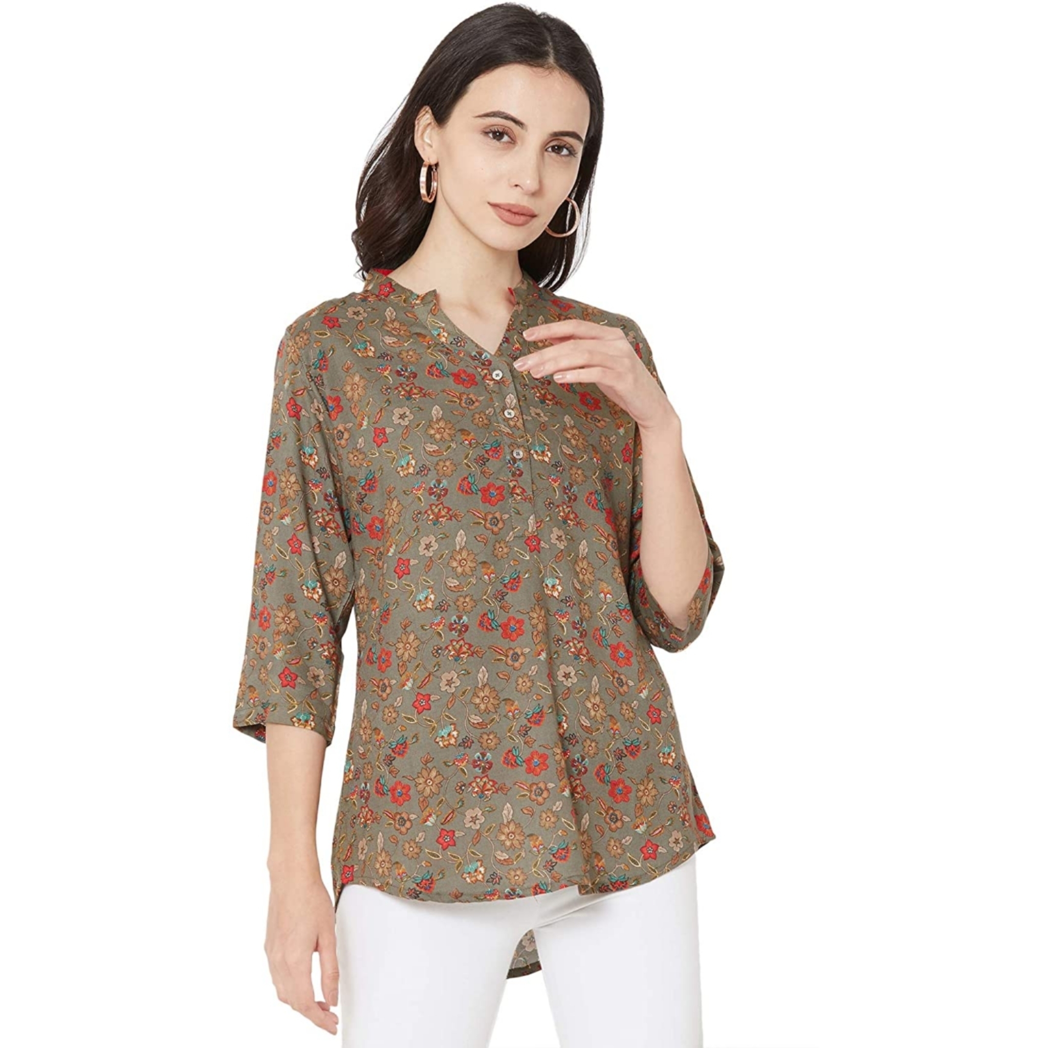 Women's Rayon Printed Top