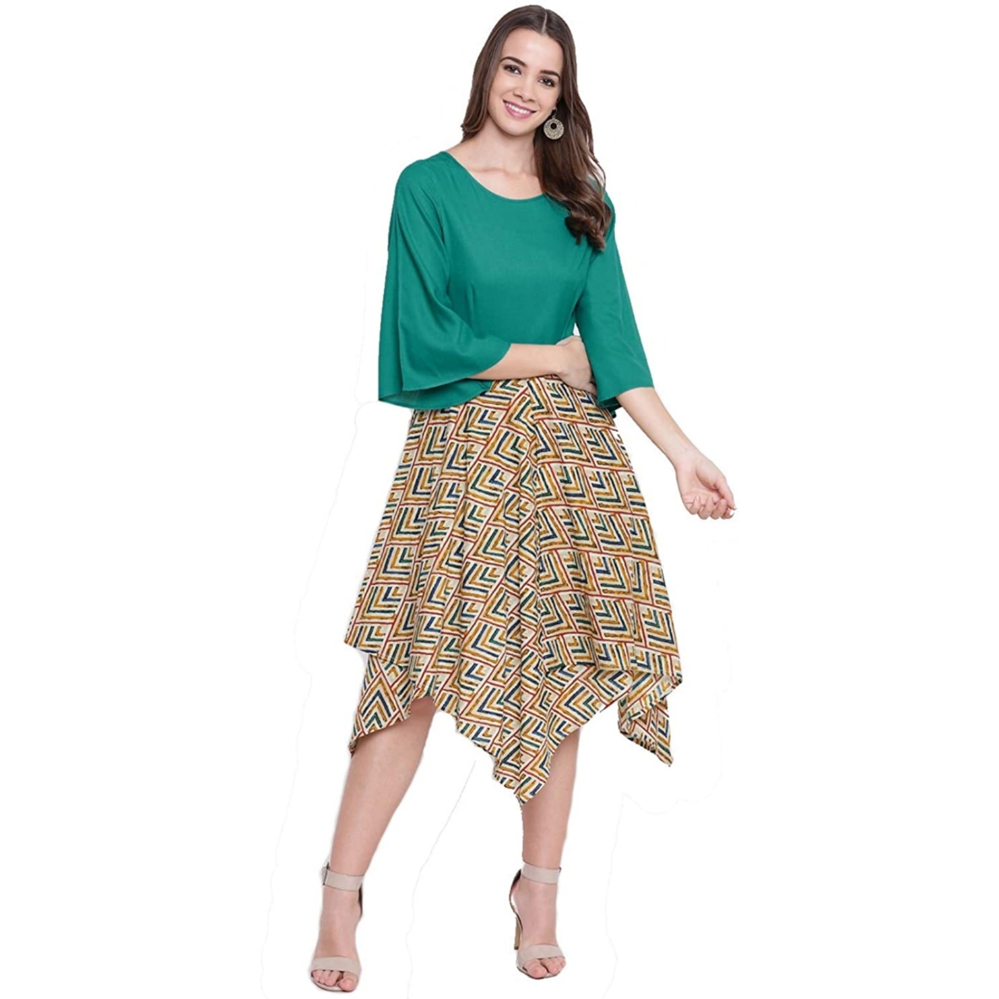 Kalamkari A-line Kurti