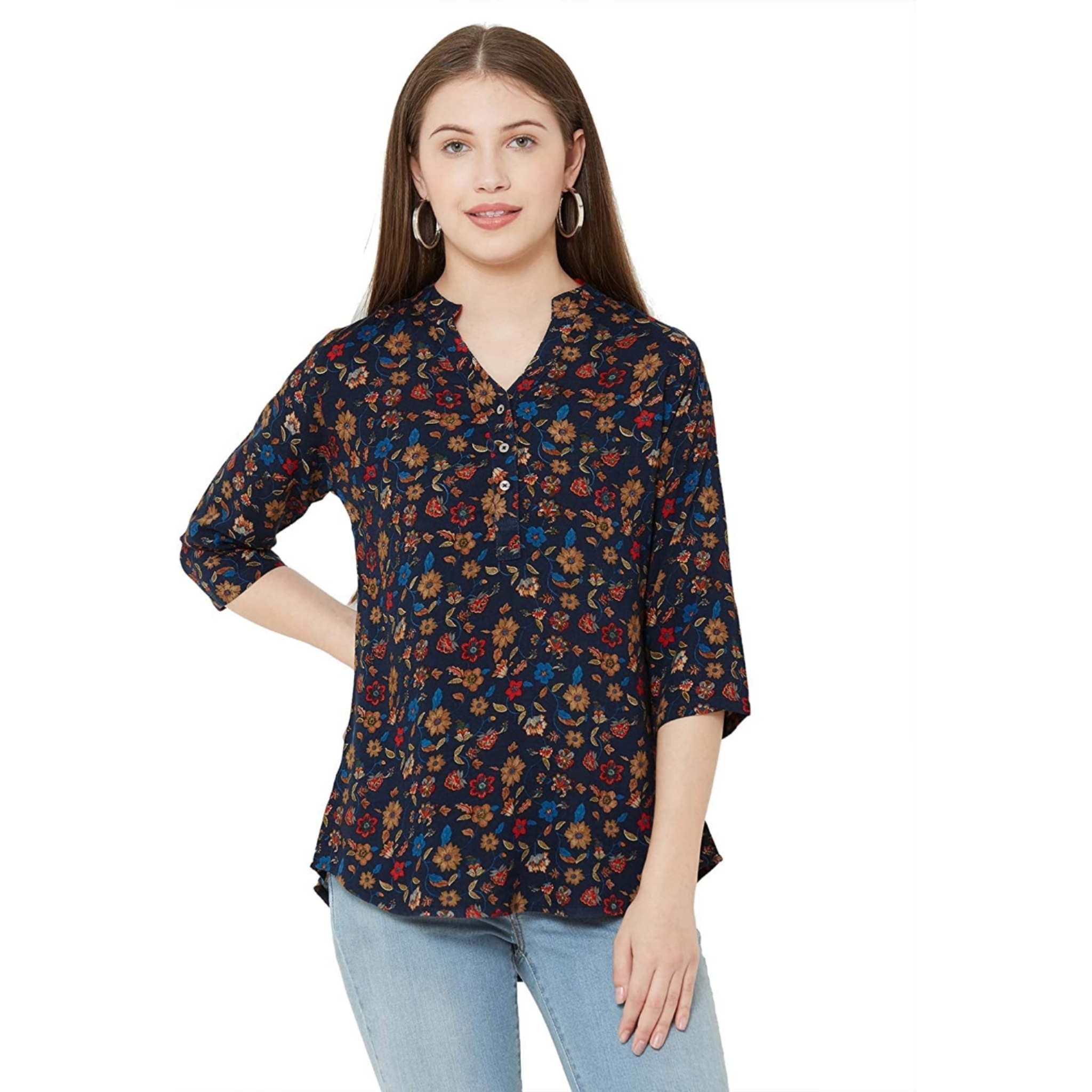 Women's Rayon Printed Top