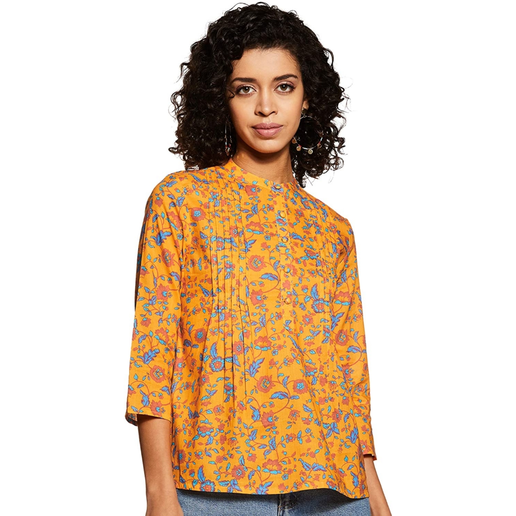 Women's Top With Pin Tucks