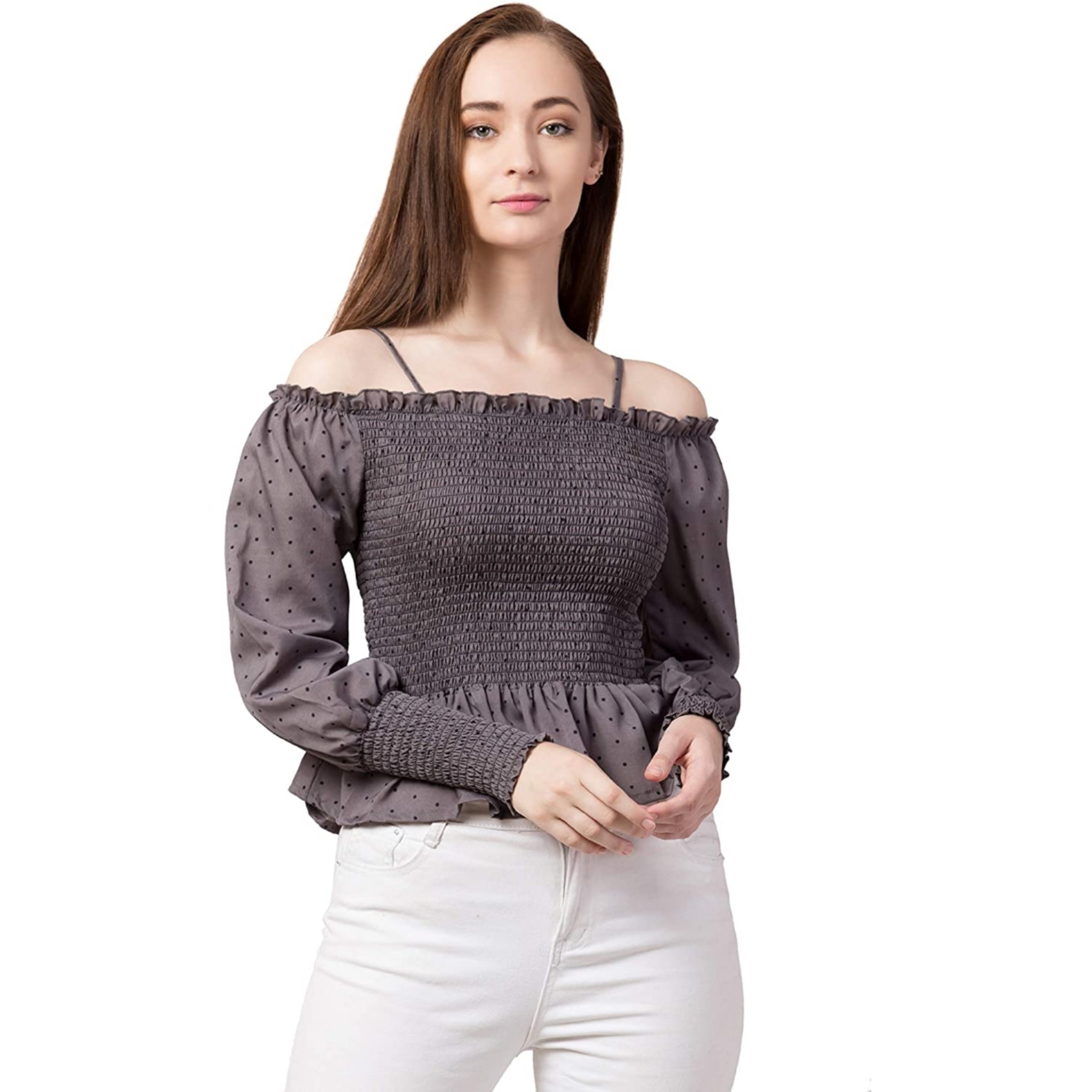Women's Casual Polka Dot Top