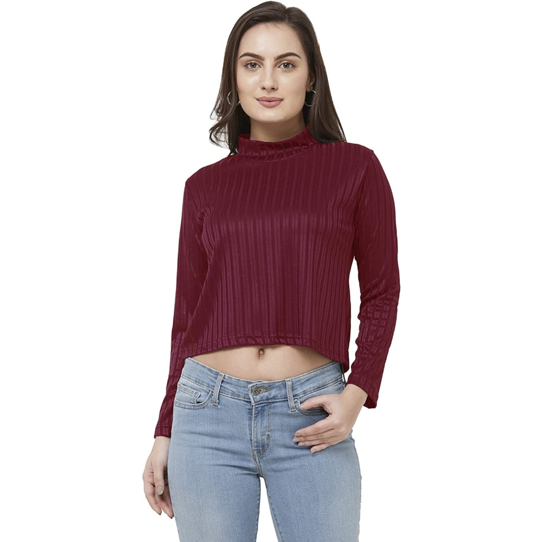 Women's Knitted Crop Top