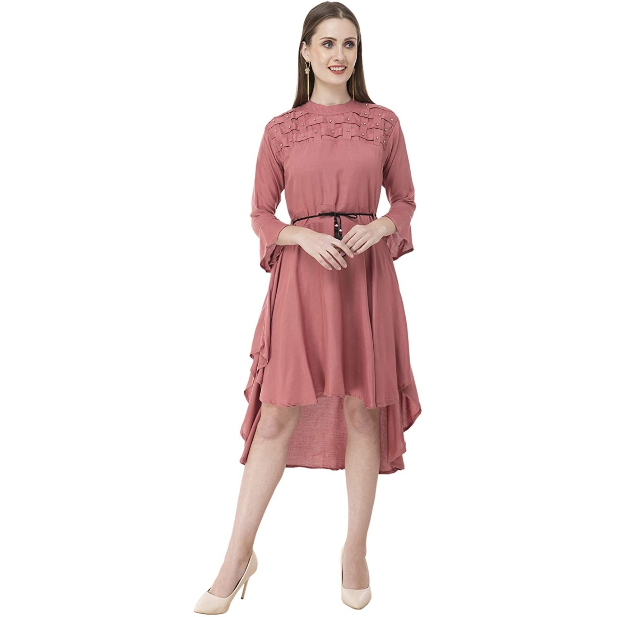 Women's Fit & Flare Knee Length Dress