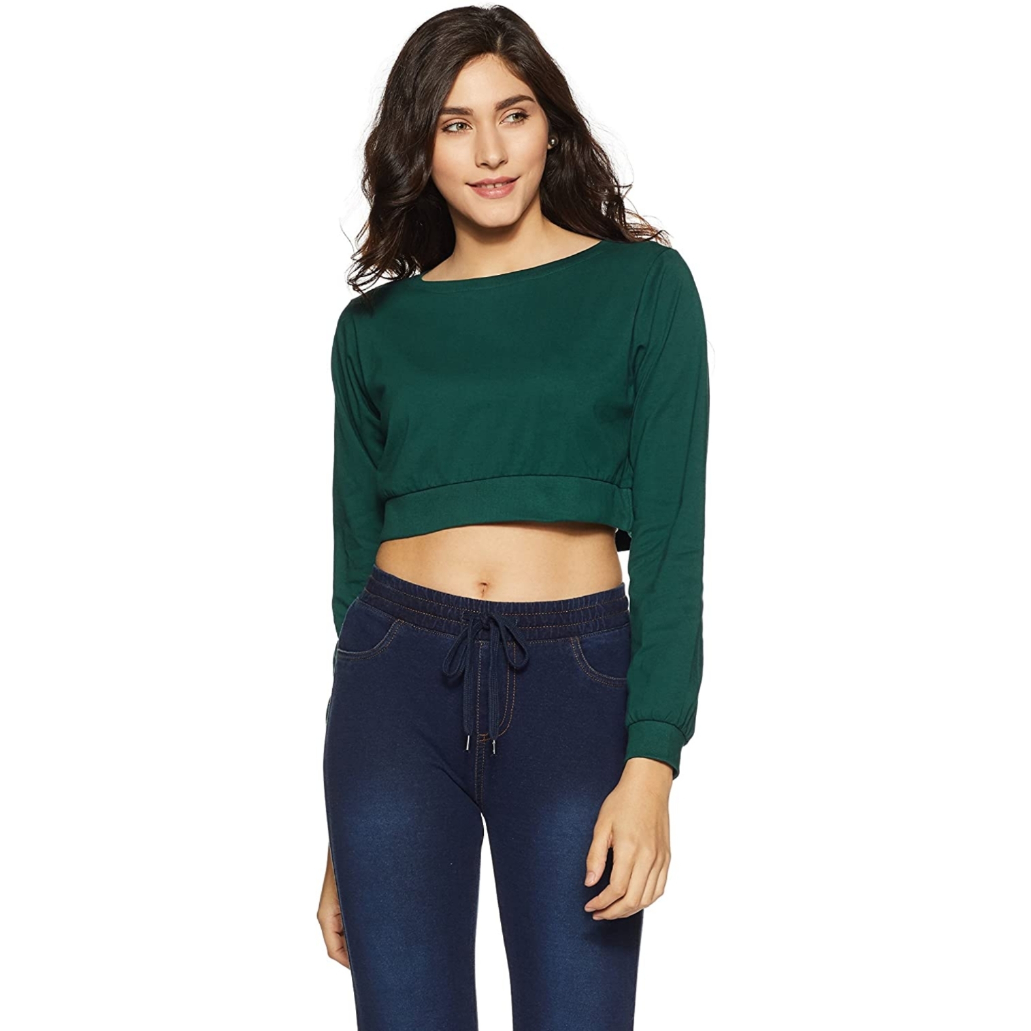 Women's Solid Crop Top