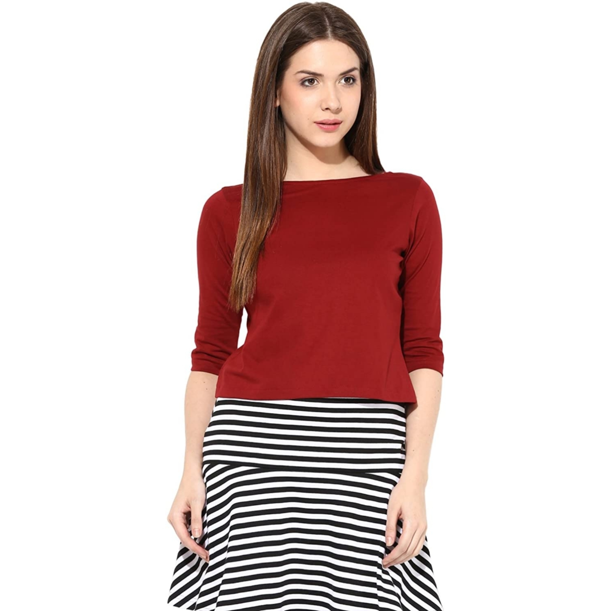 Women's Solid Crop Top