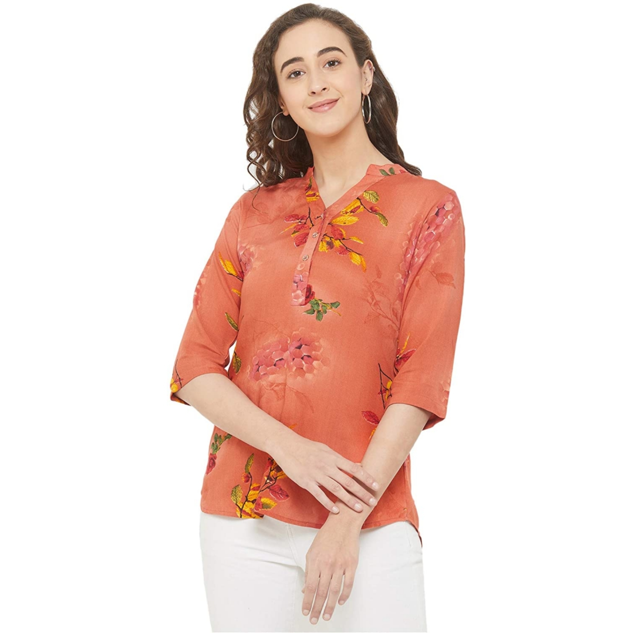 Women's Rayon Printed Top