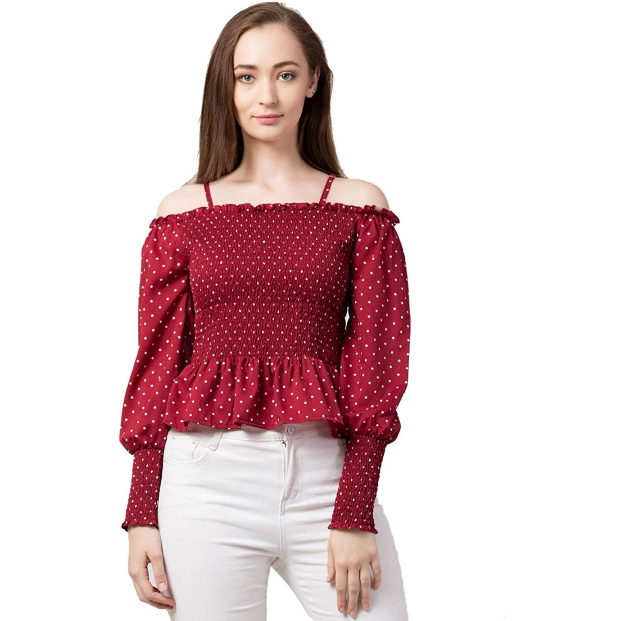 Women's Casual Polka Dot Top