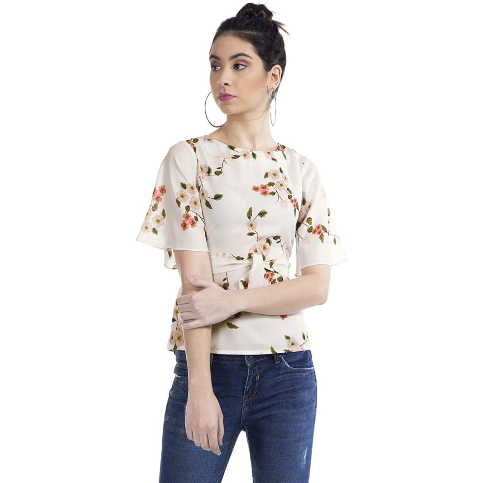 Women's Floral Regular Fit Top