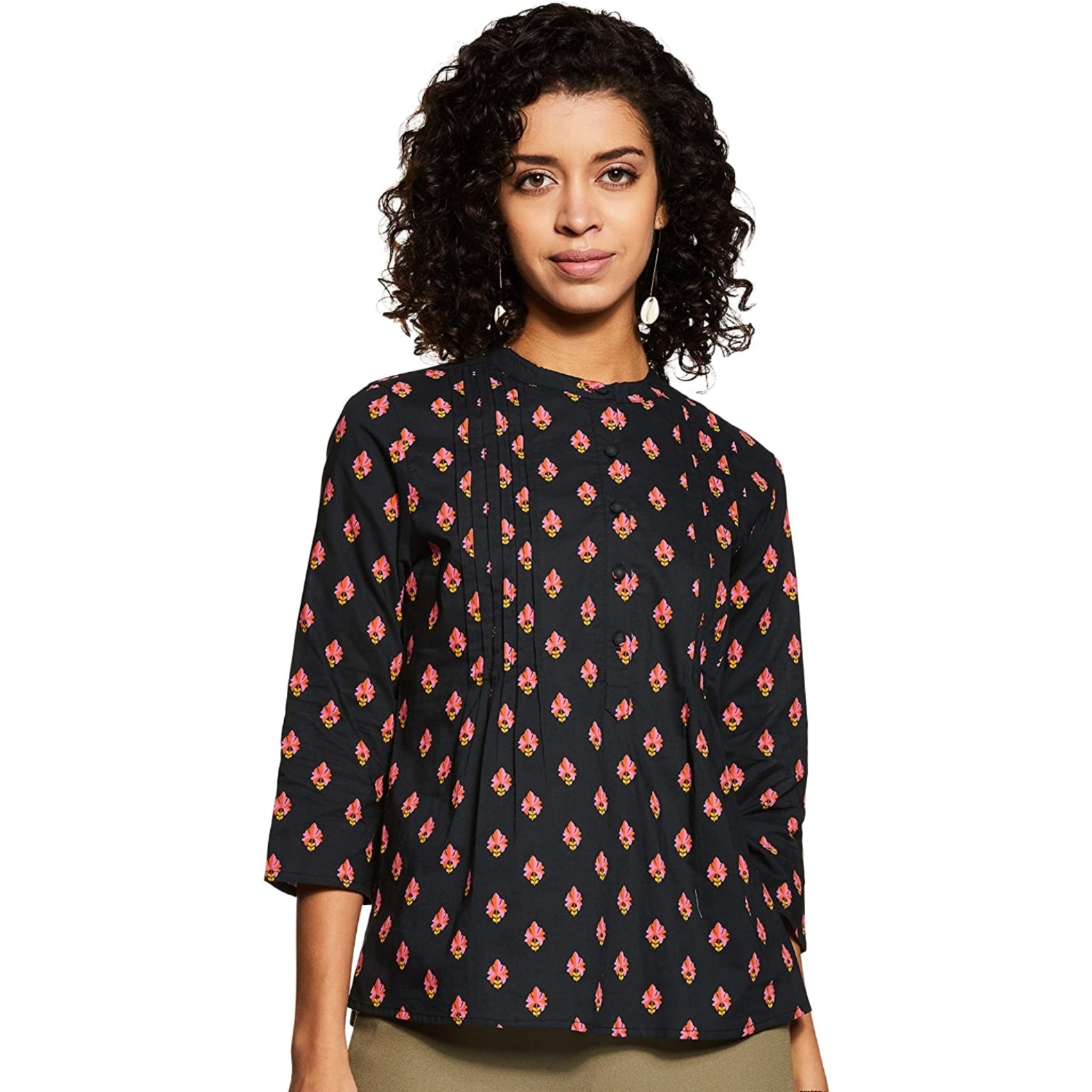 Women's Top With Pin Tucks