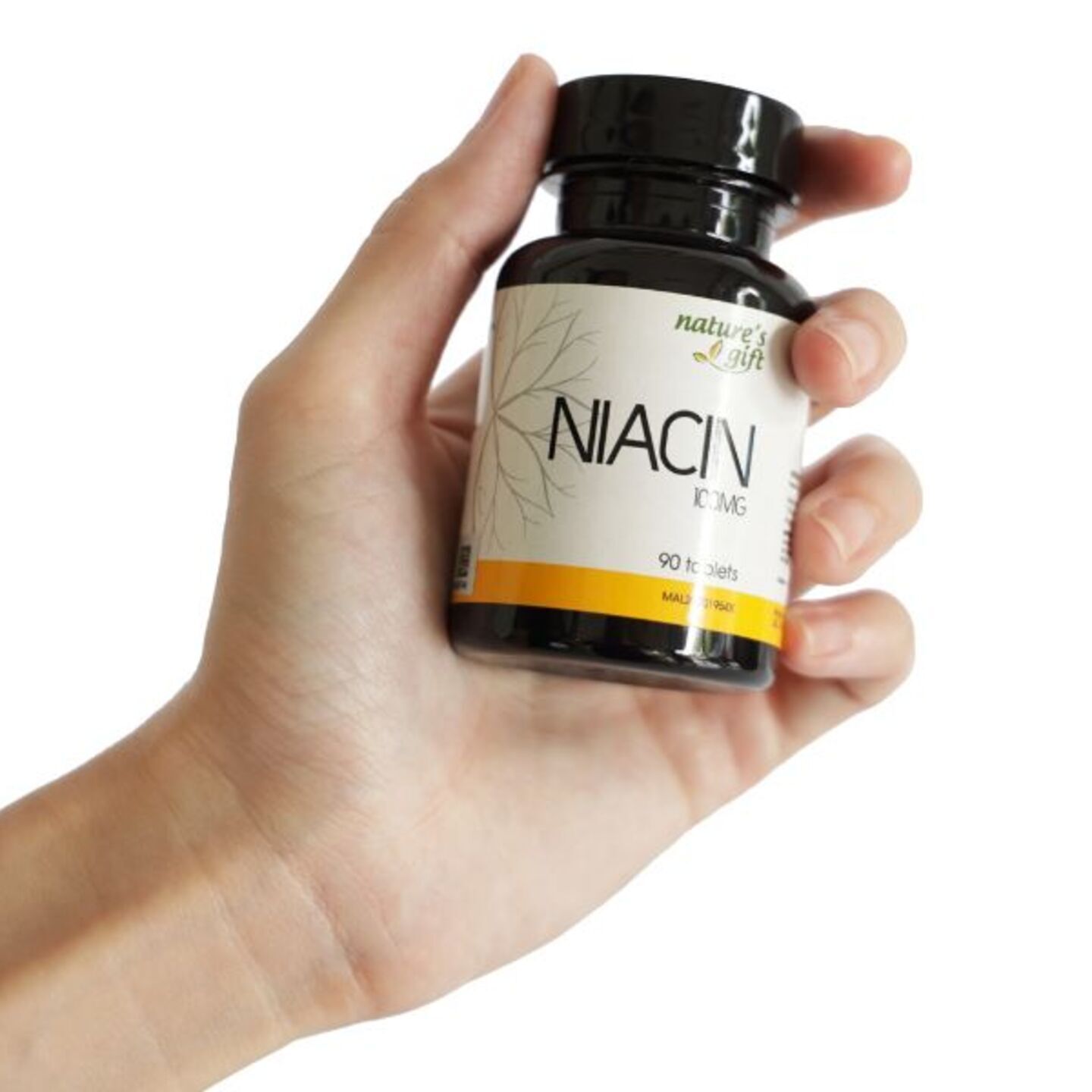 Niacin (100mg) Blood circulation enhancer for healthy cholesterol level, flawless skin and lustrous hair, essential for vibrant health