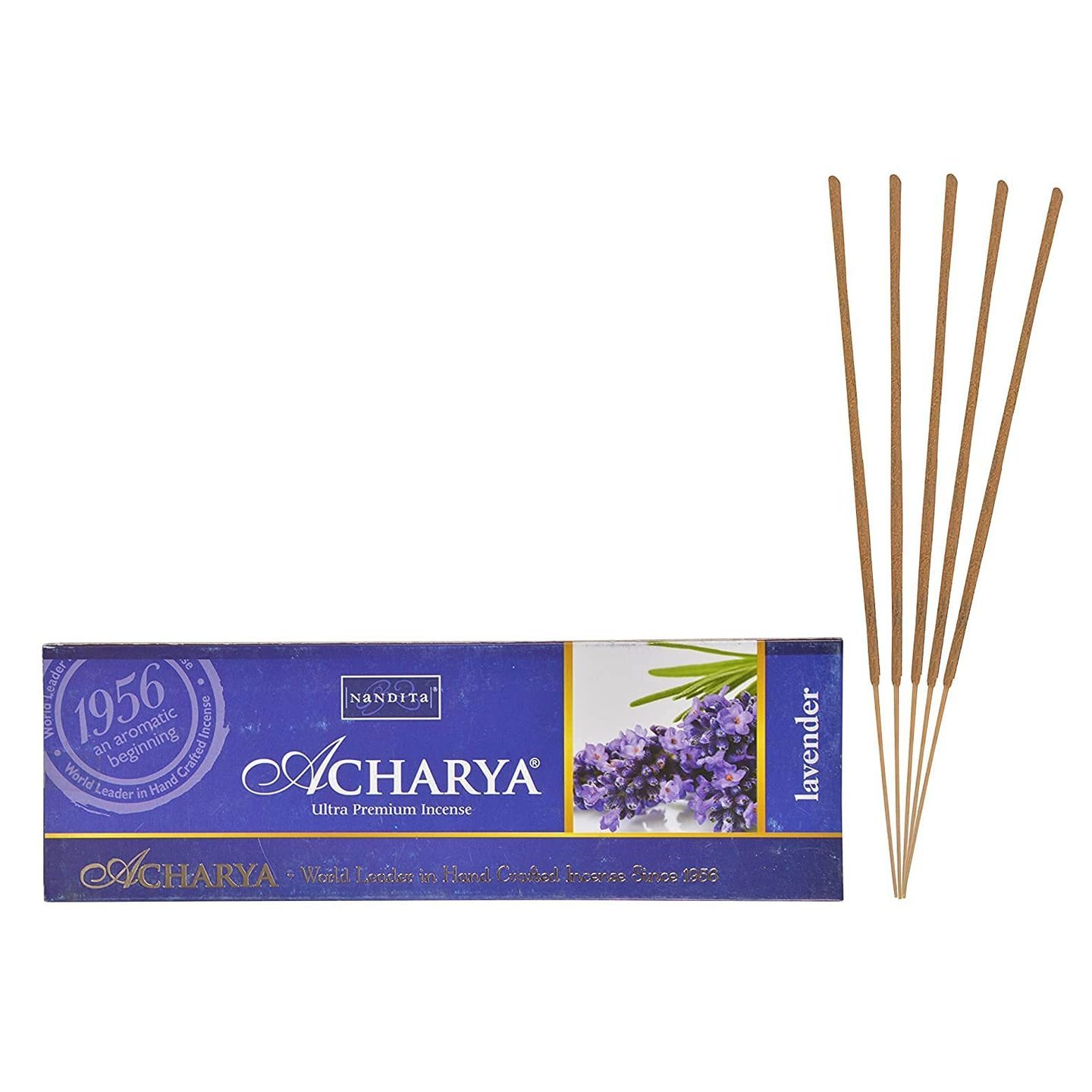 Nandita Lavender Agarbatti 50 Grams x 12 Pack