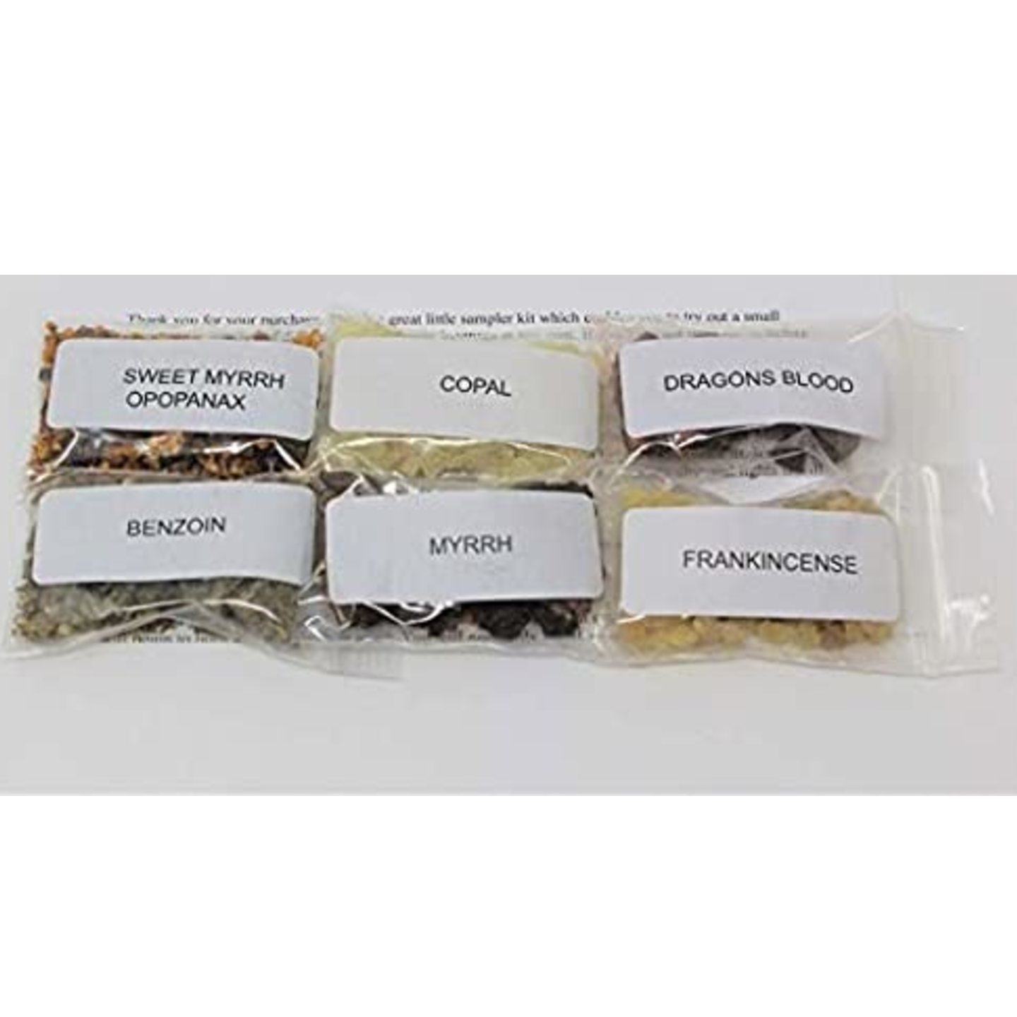 Frankincense Resin (Set of 6) Fragrances