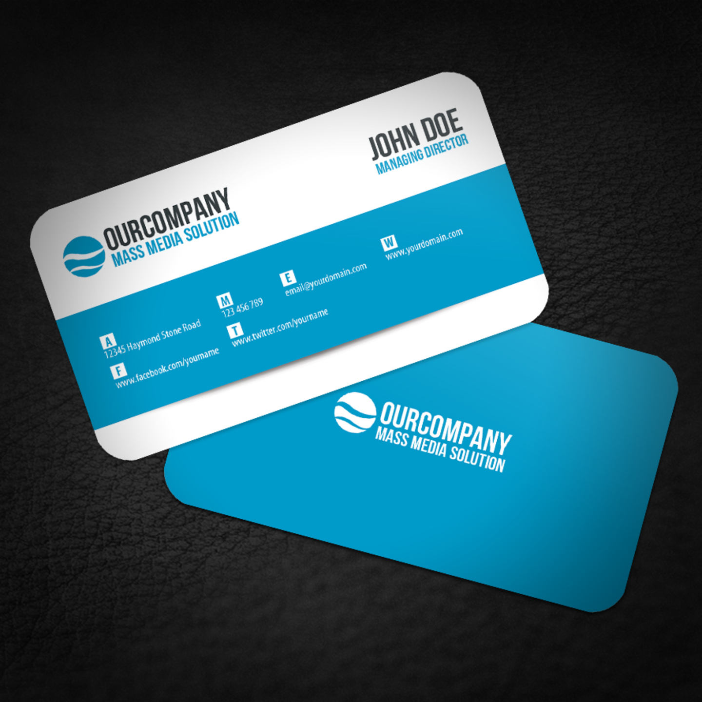 350 GSM Both Side Printed Rounded Corner Visiting Card with Matt Lamination & Spot UV  - 1000 nos.