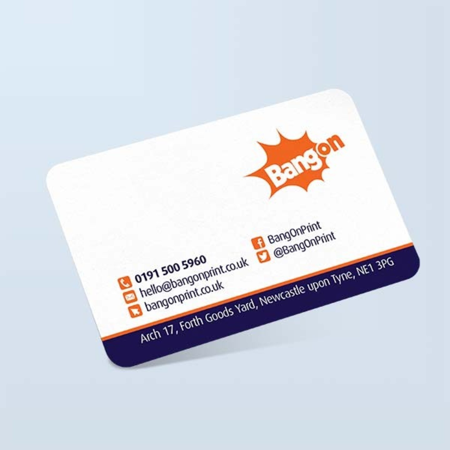 350 GSM One Side Printed Rounded Corner Visiting Card with Matt Lamination & Spot UV  - 1000 nos.