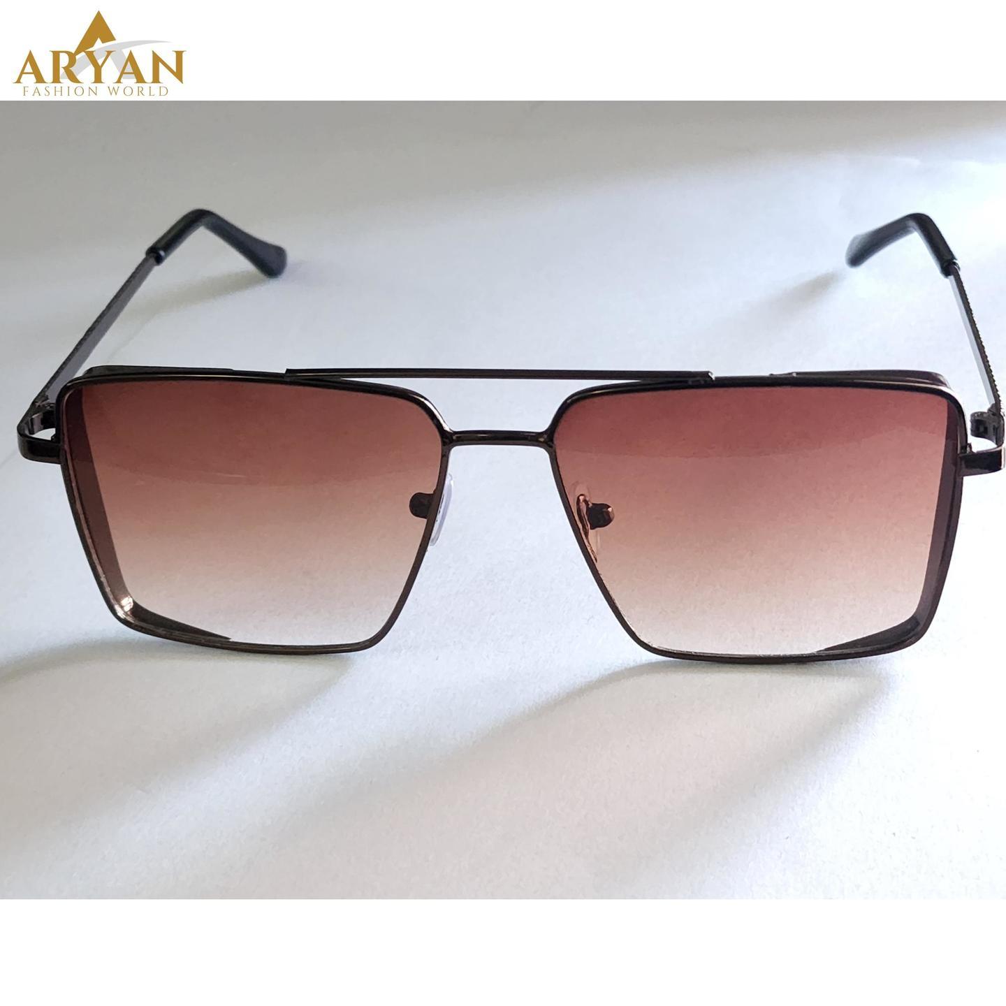 Metallic Premium Brown Sunglasses