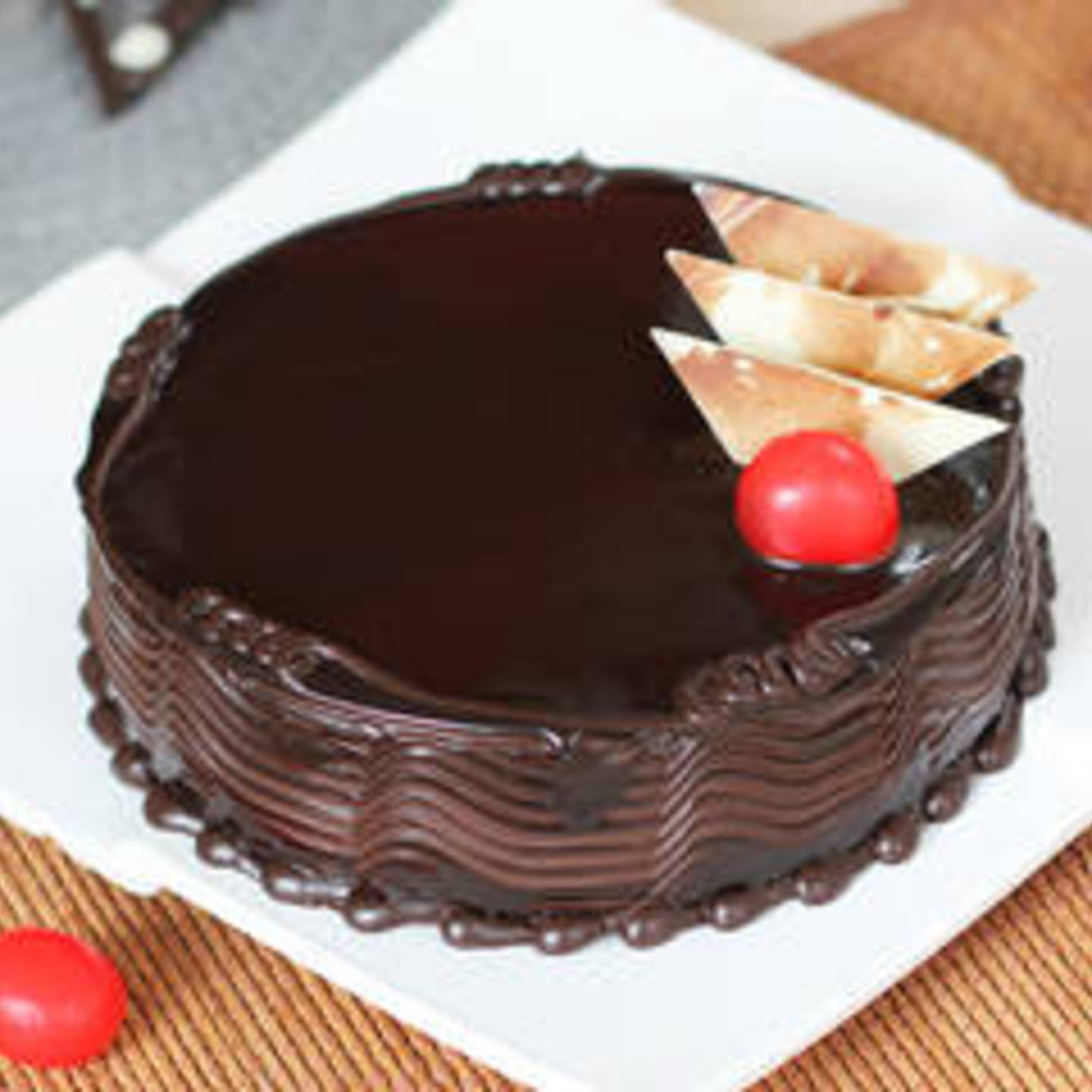 Chocolaty Surprise Truffle Cake