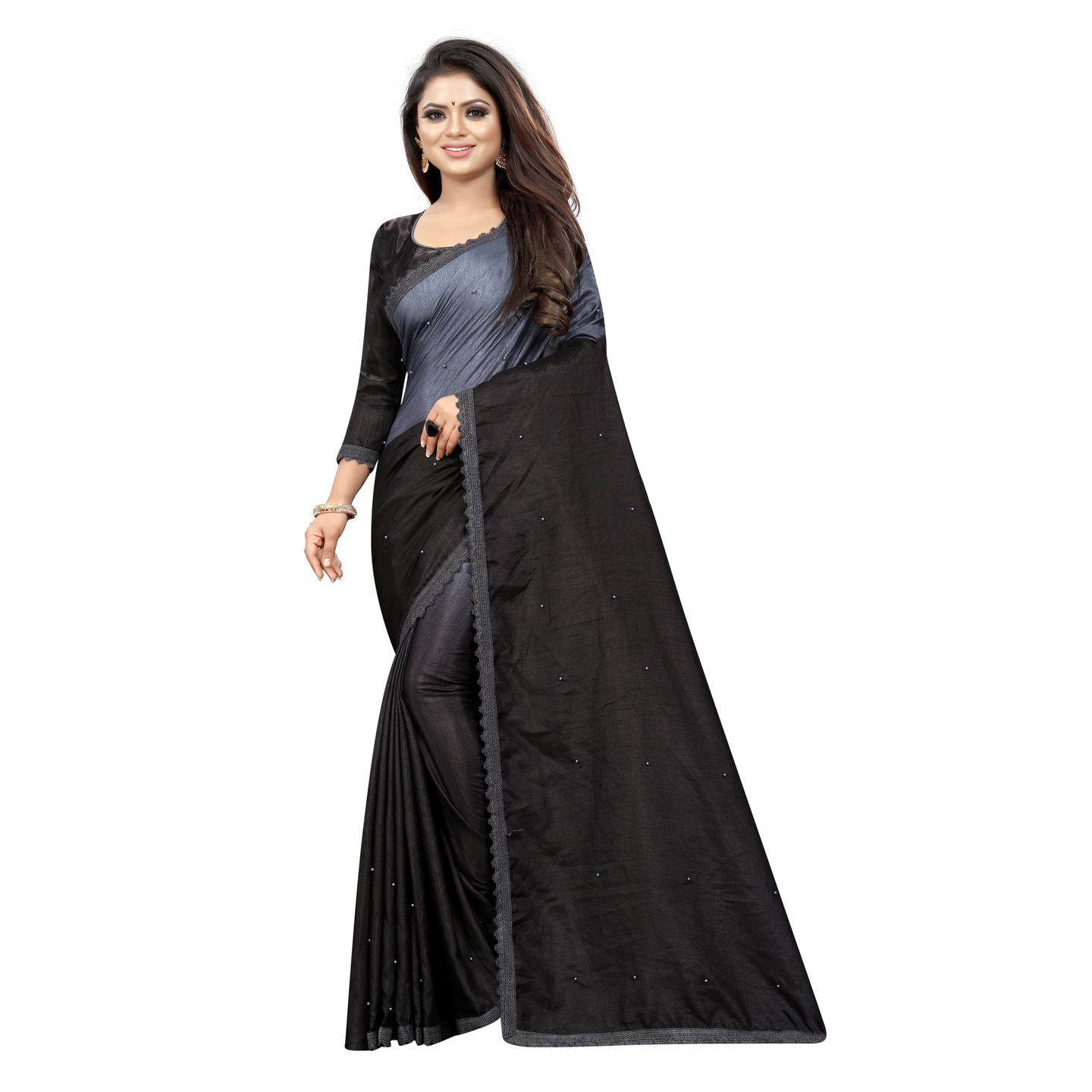 FASHION DAY BLACK DESIGNER SAREE