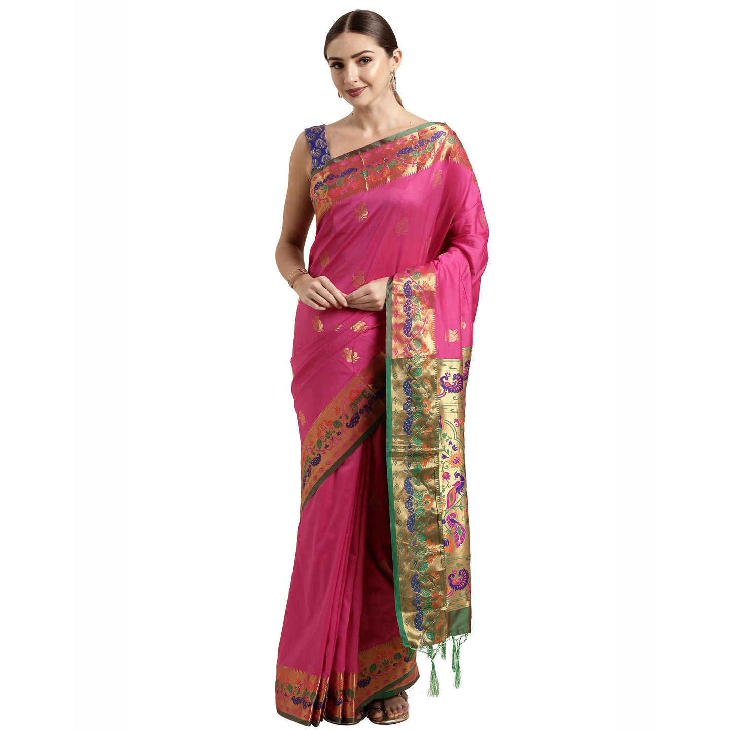 Paithani Jacquard Silk Saree