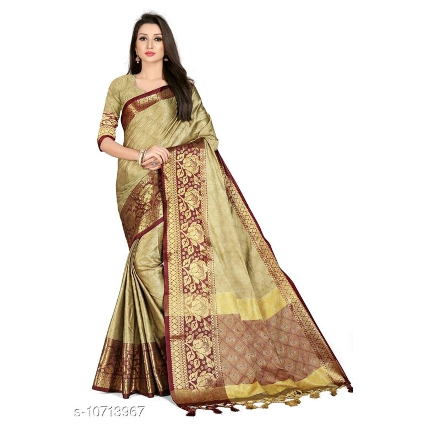 Banarasi Silk by Leeza Fashion
