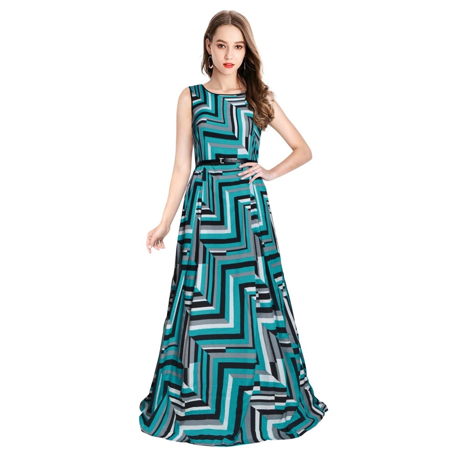 PULSATING POLO SEA-GREEN GOWN