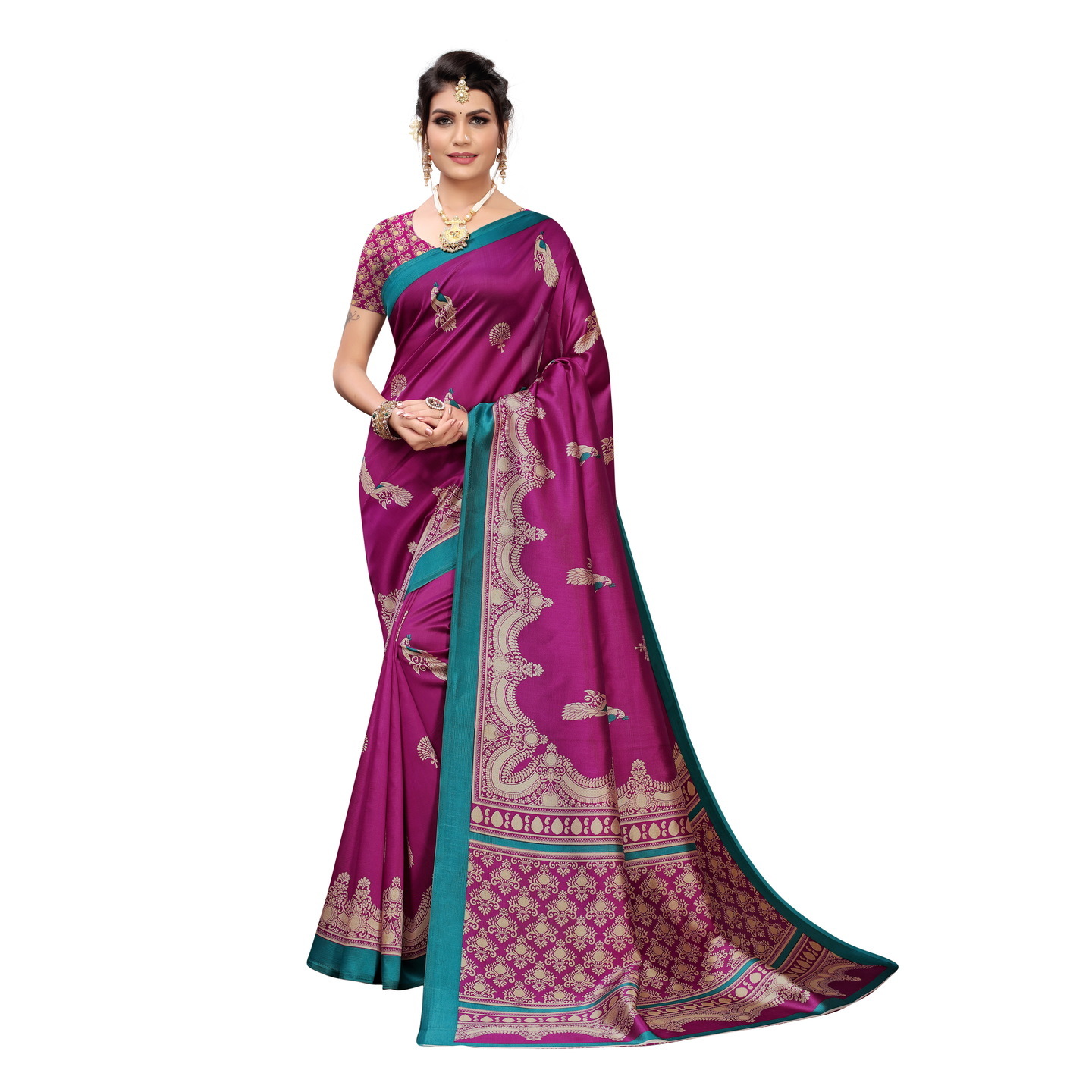 ART SILK SAREES WITH SUPERB PRINTS