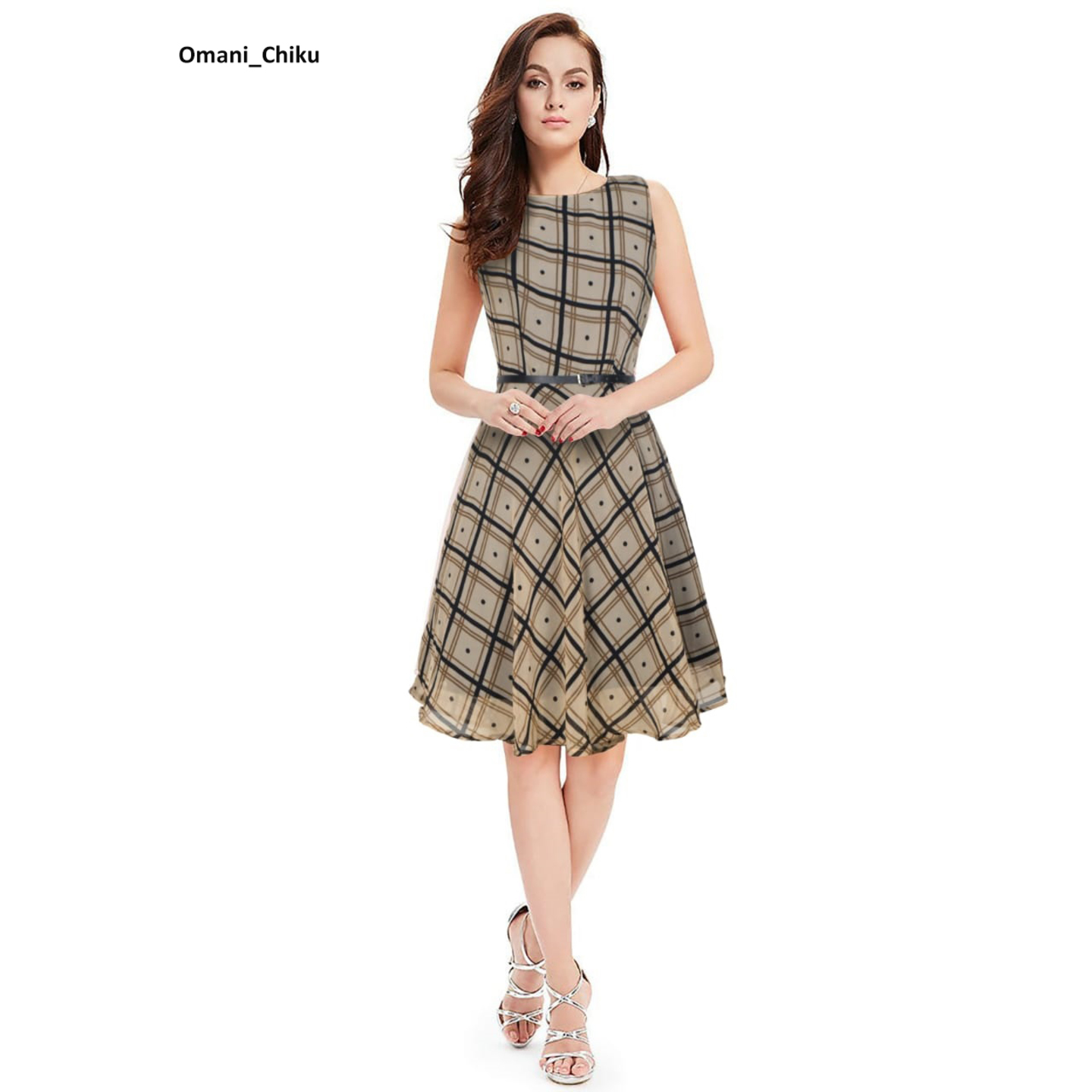 OMANI PRINTED WESTERN DRESS