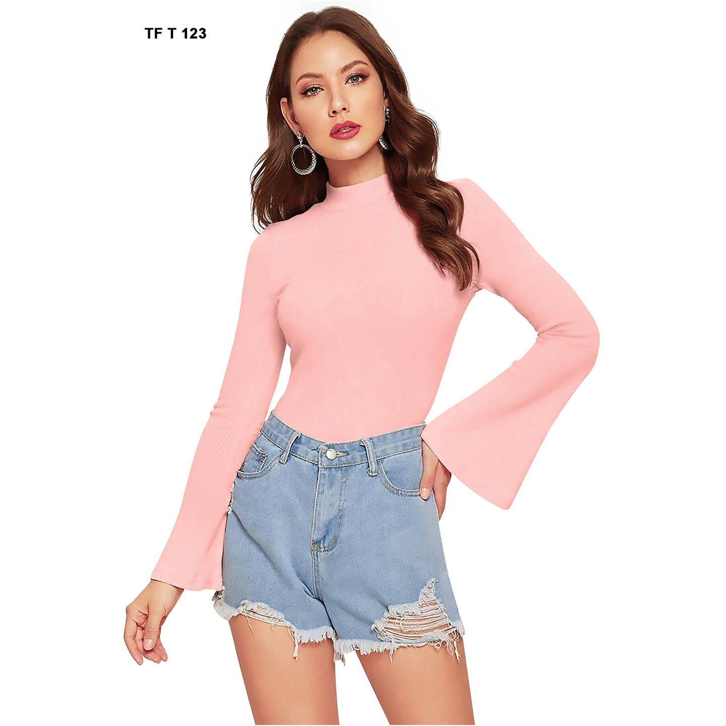 TRENDY TFUNNY FASHION PEACH T-SHIRT
