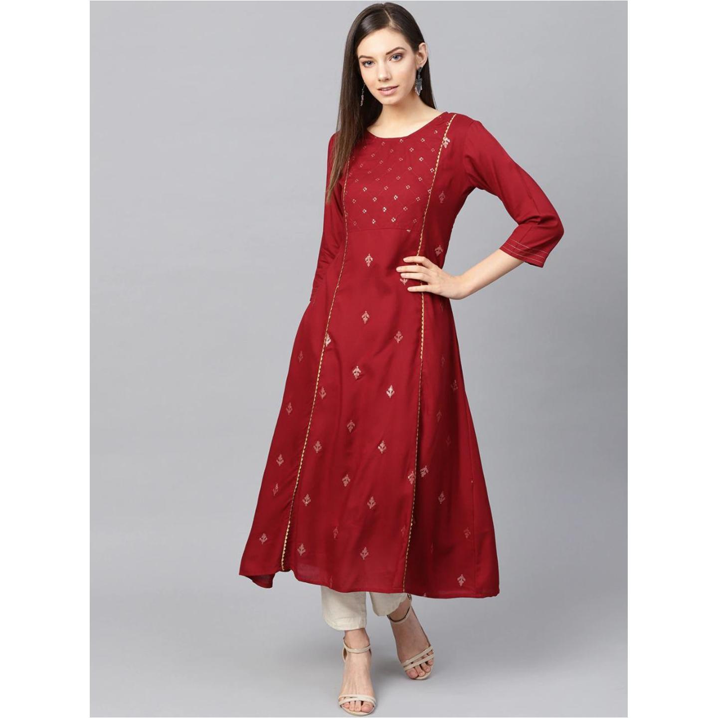Jaipuri A-Line Kurta
