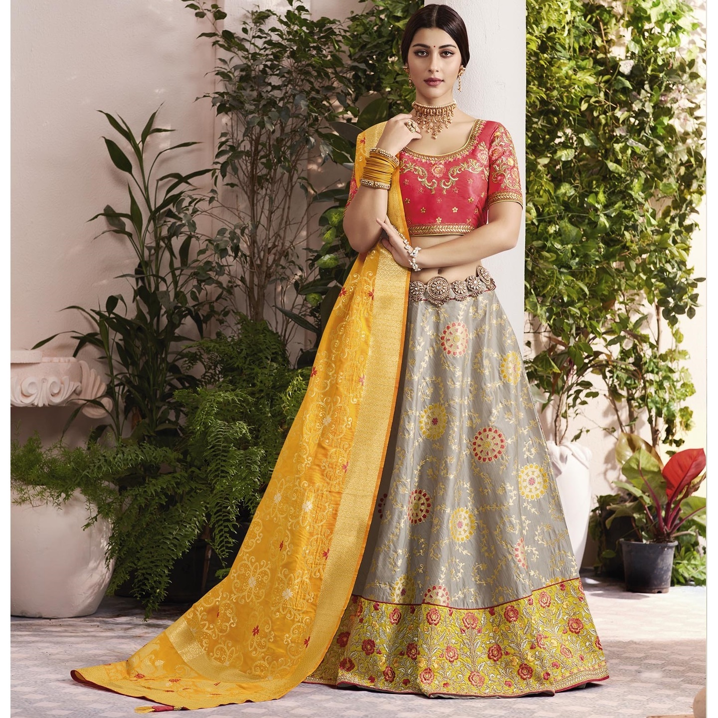 DESIGNER SILK LEHENGA