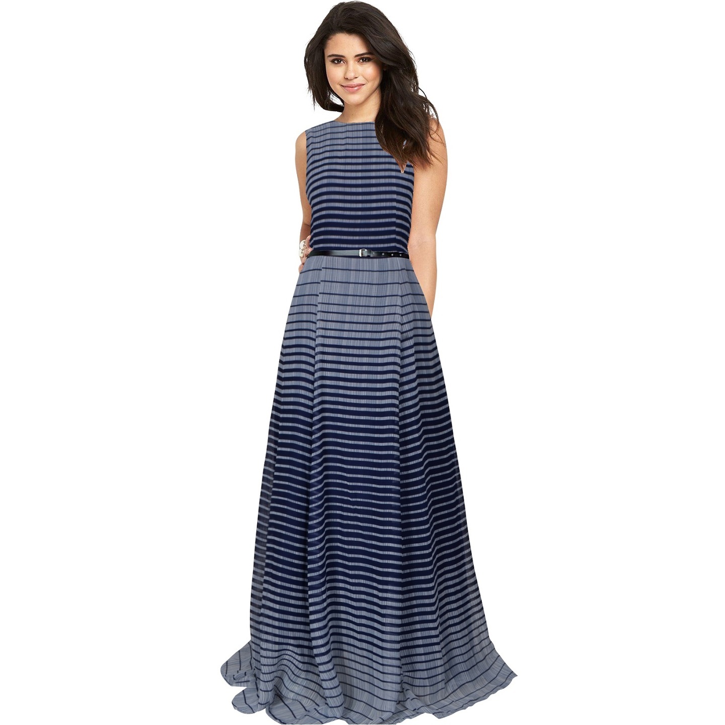 DARINGLY DECENT BLUE GOWN