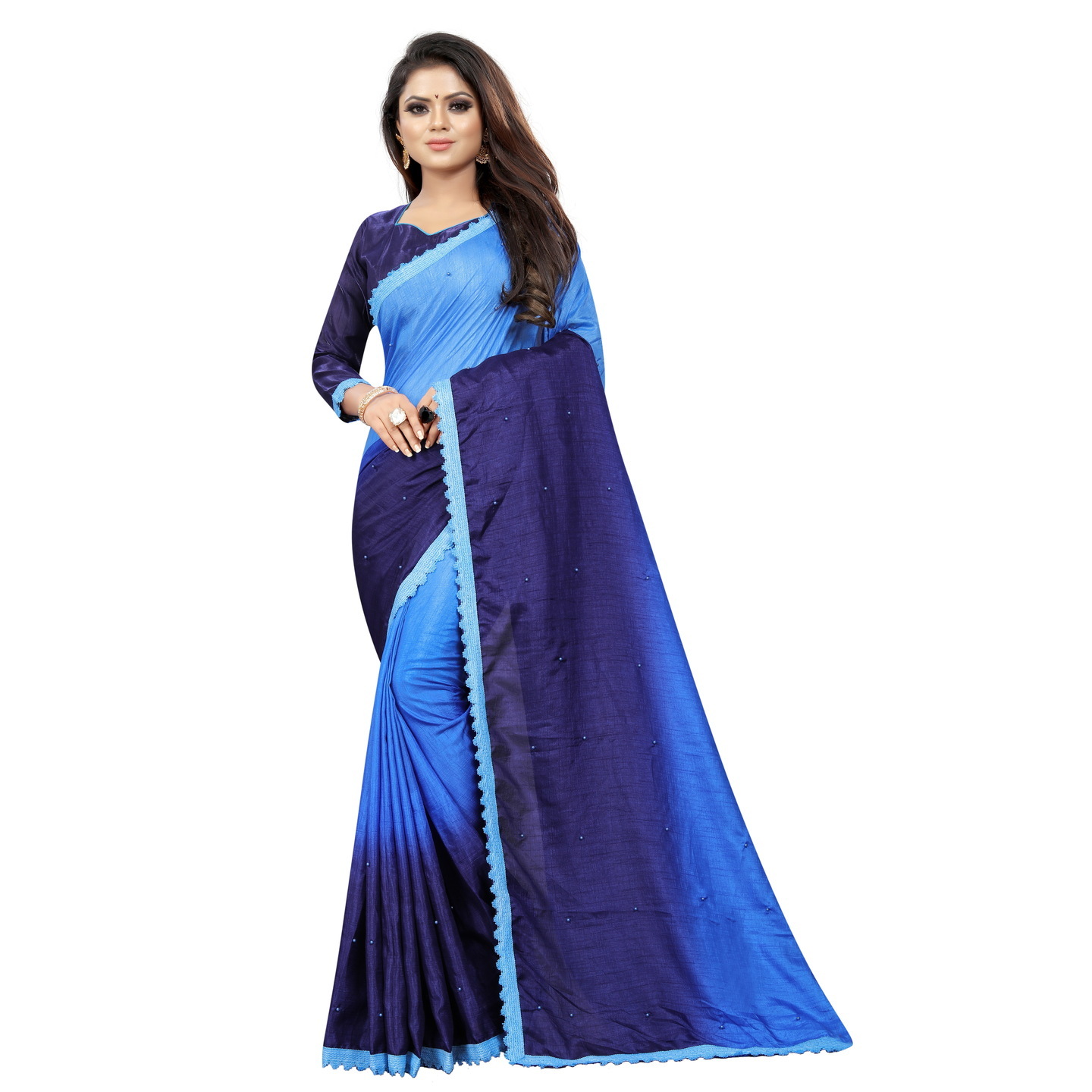 FASHION DAY NAVY BLUE DESIGNER SAREE