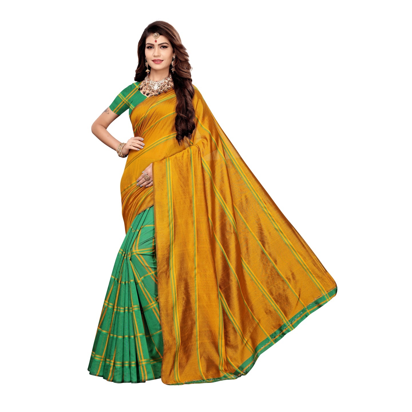 Keshvi Cotton Silk Saree