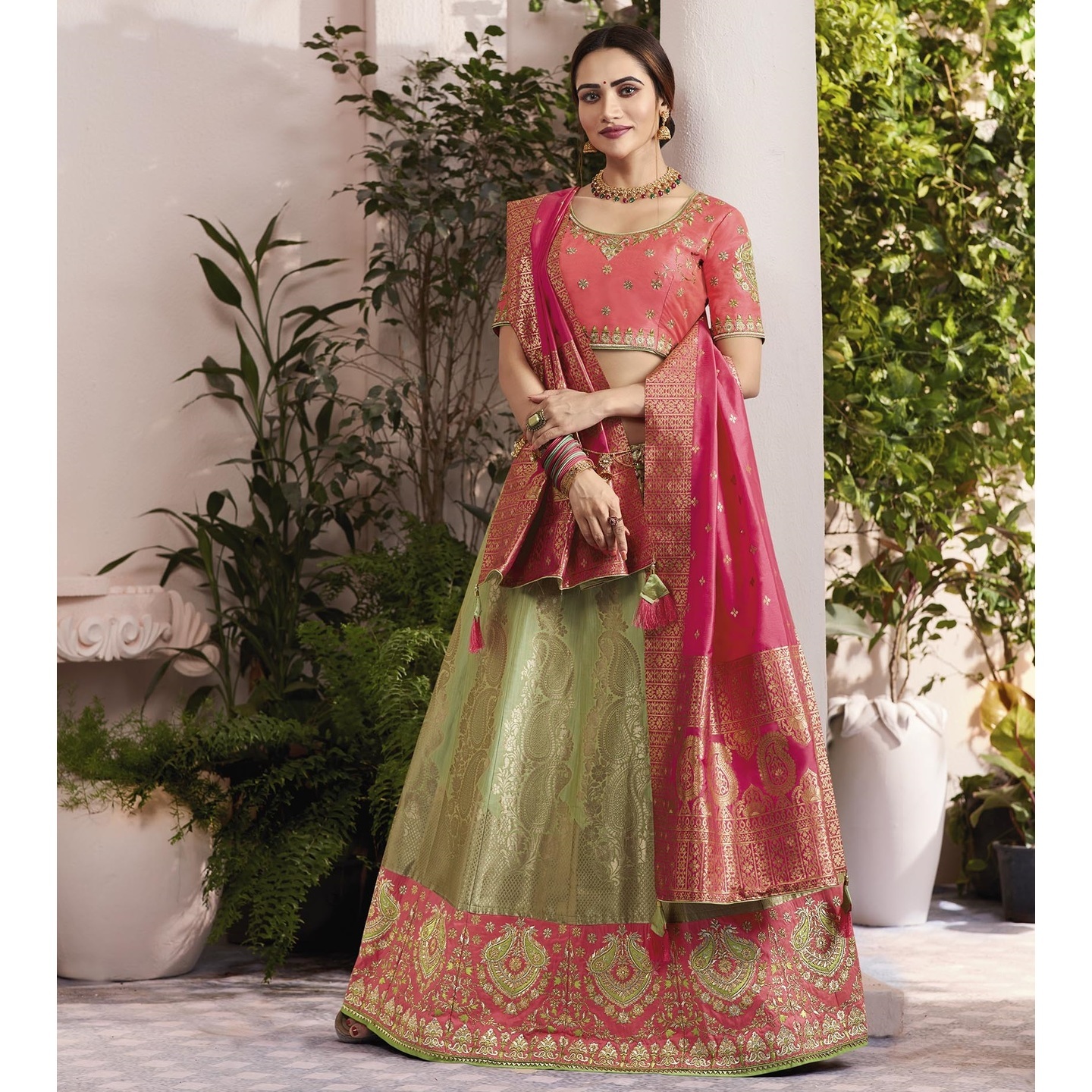 DESIGNER SILK LEHENGA