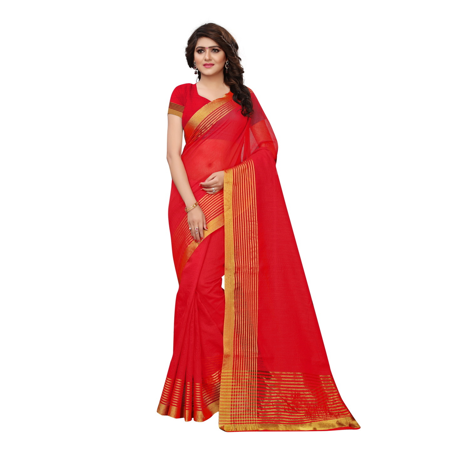 Keshvi Cotton Silk Saree