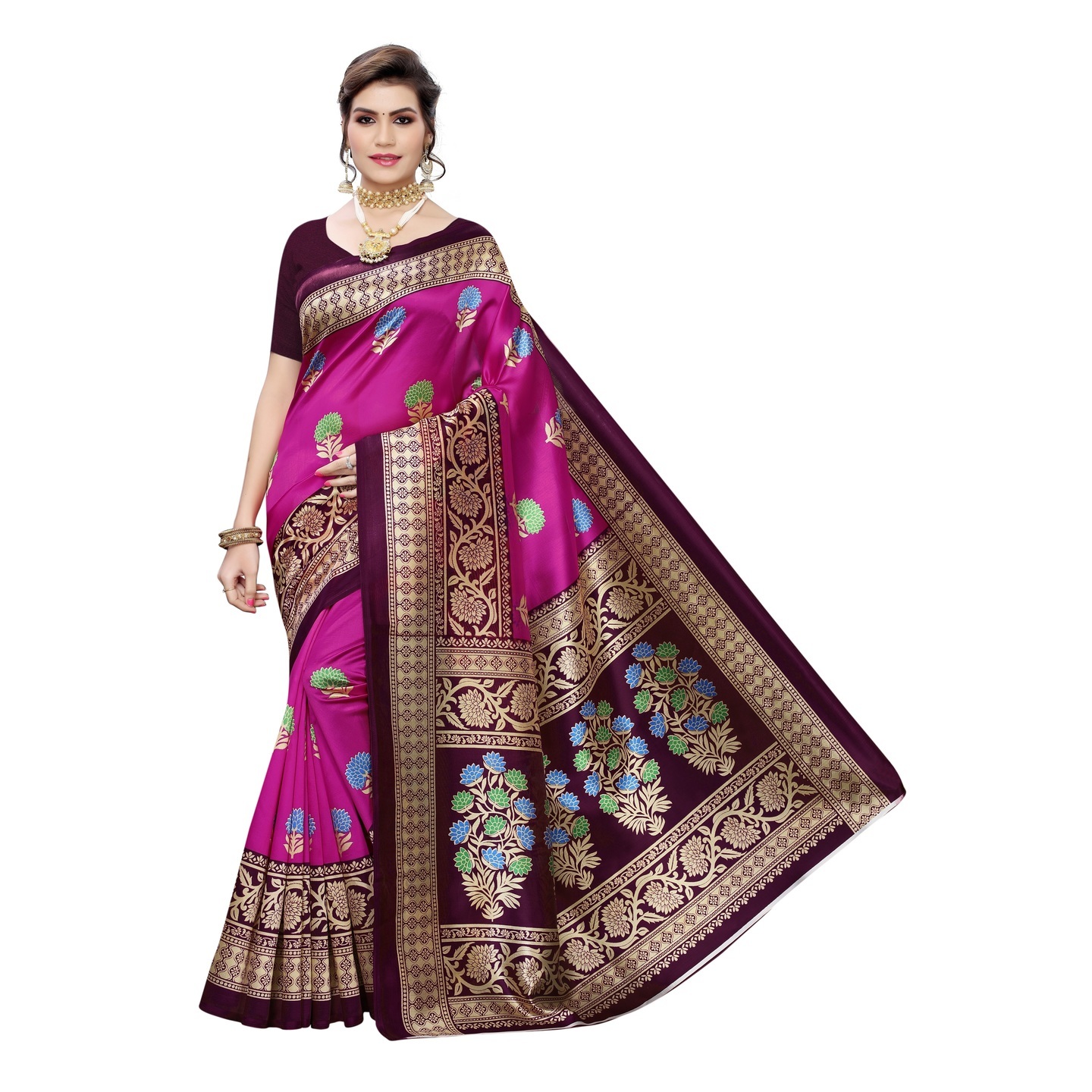 ART SILK SAREES WITH SUPERB PRINTS