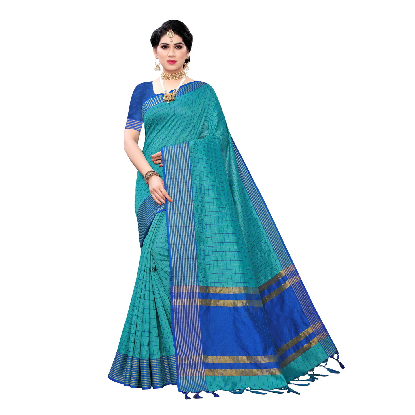 MANIPURI RAMA COTTON SAREE