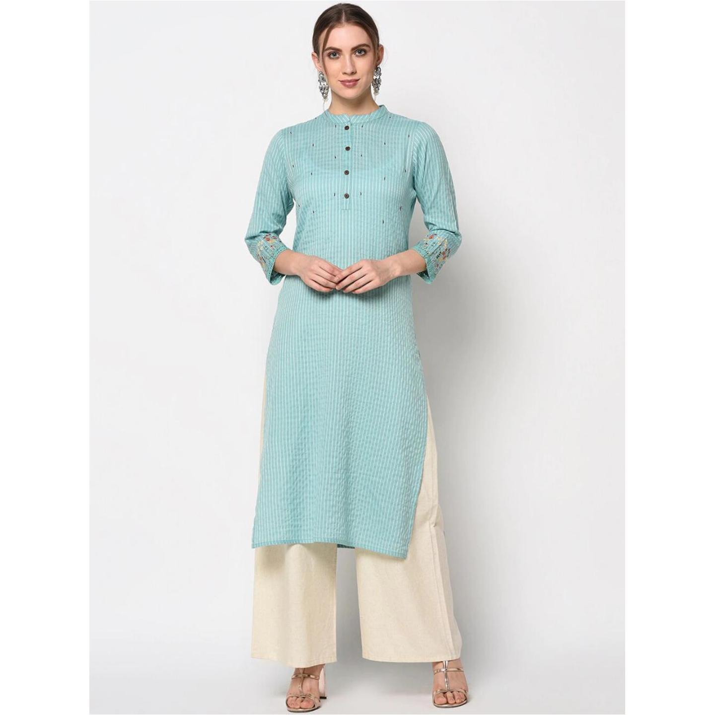Jaipuri Embroidered Kurta