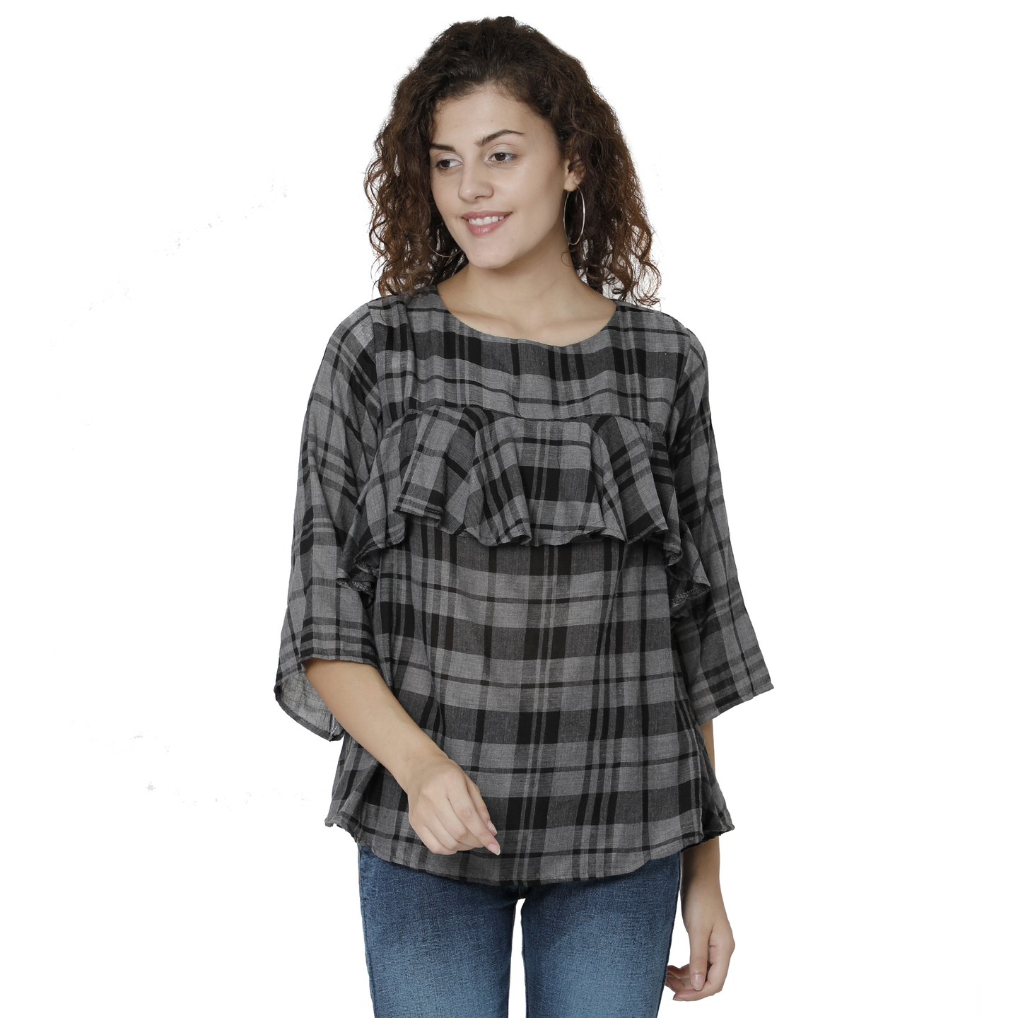 ELEGANT CHECKS TOPS