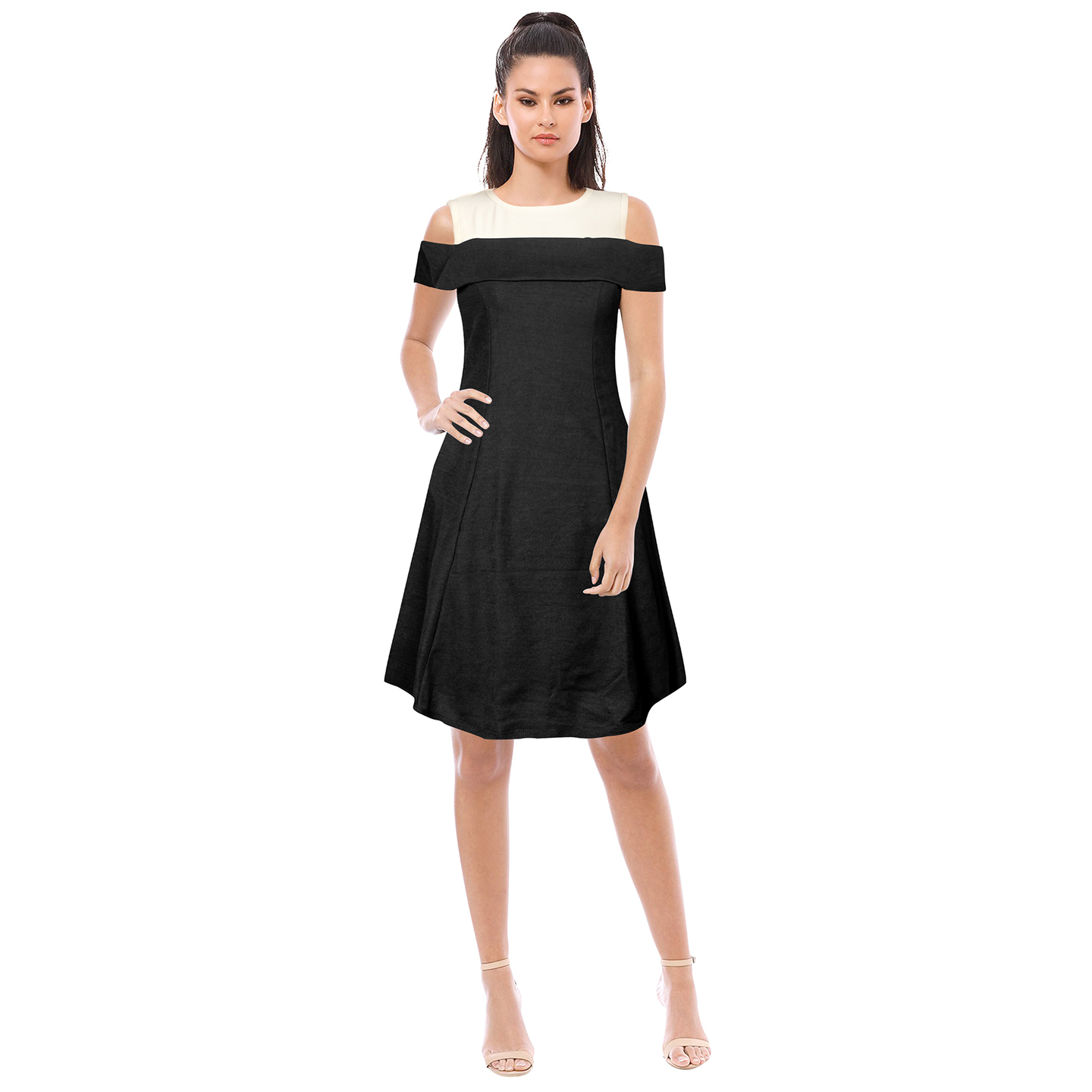 SIZZLING ISHA SKATER DRESS